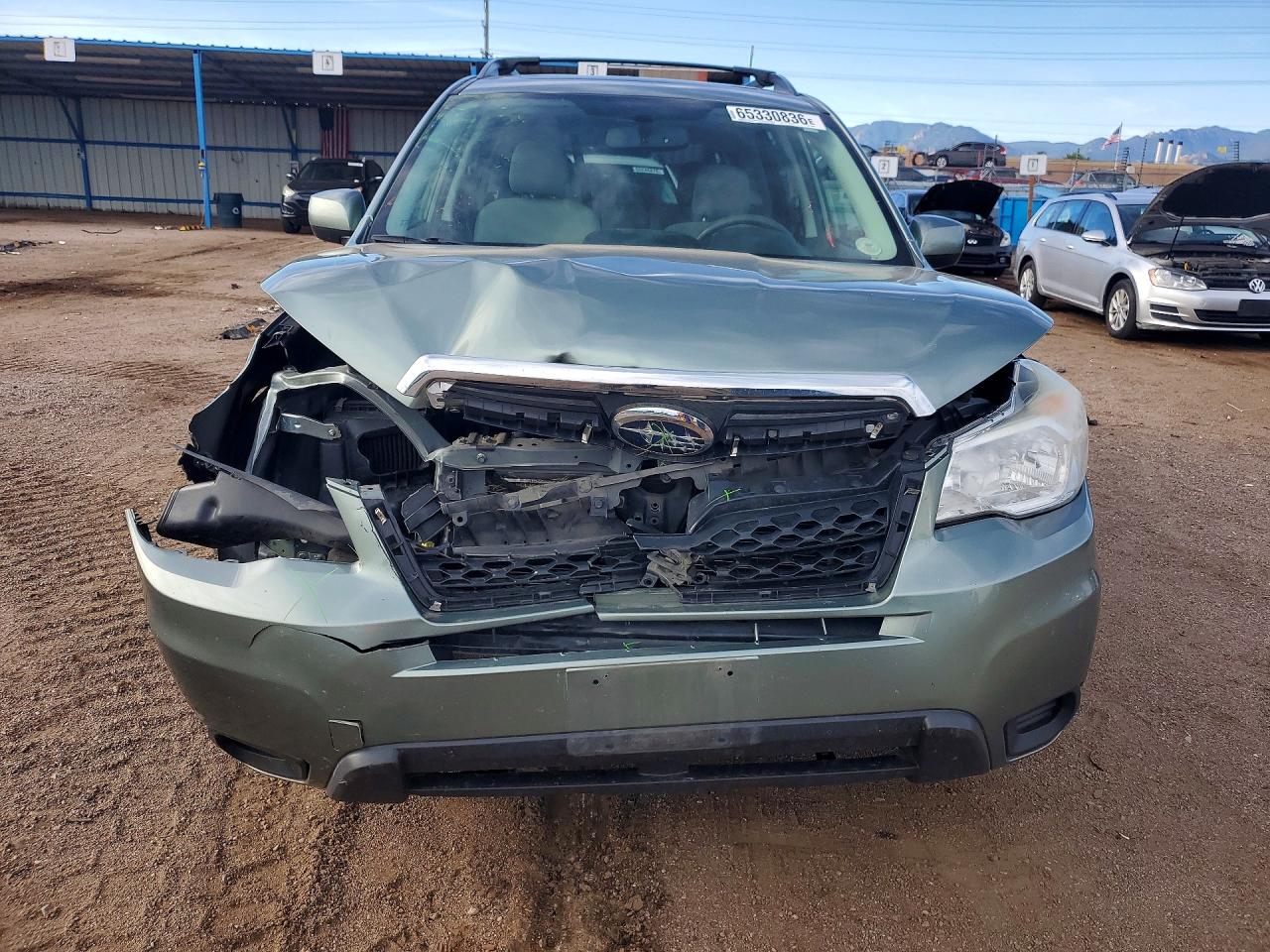 2015 Subaru Forester 2.5i Premium Green vin: JF2SJADC2FH556693