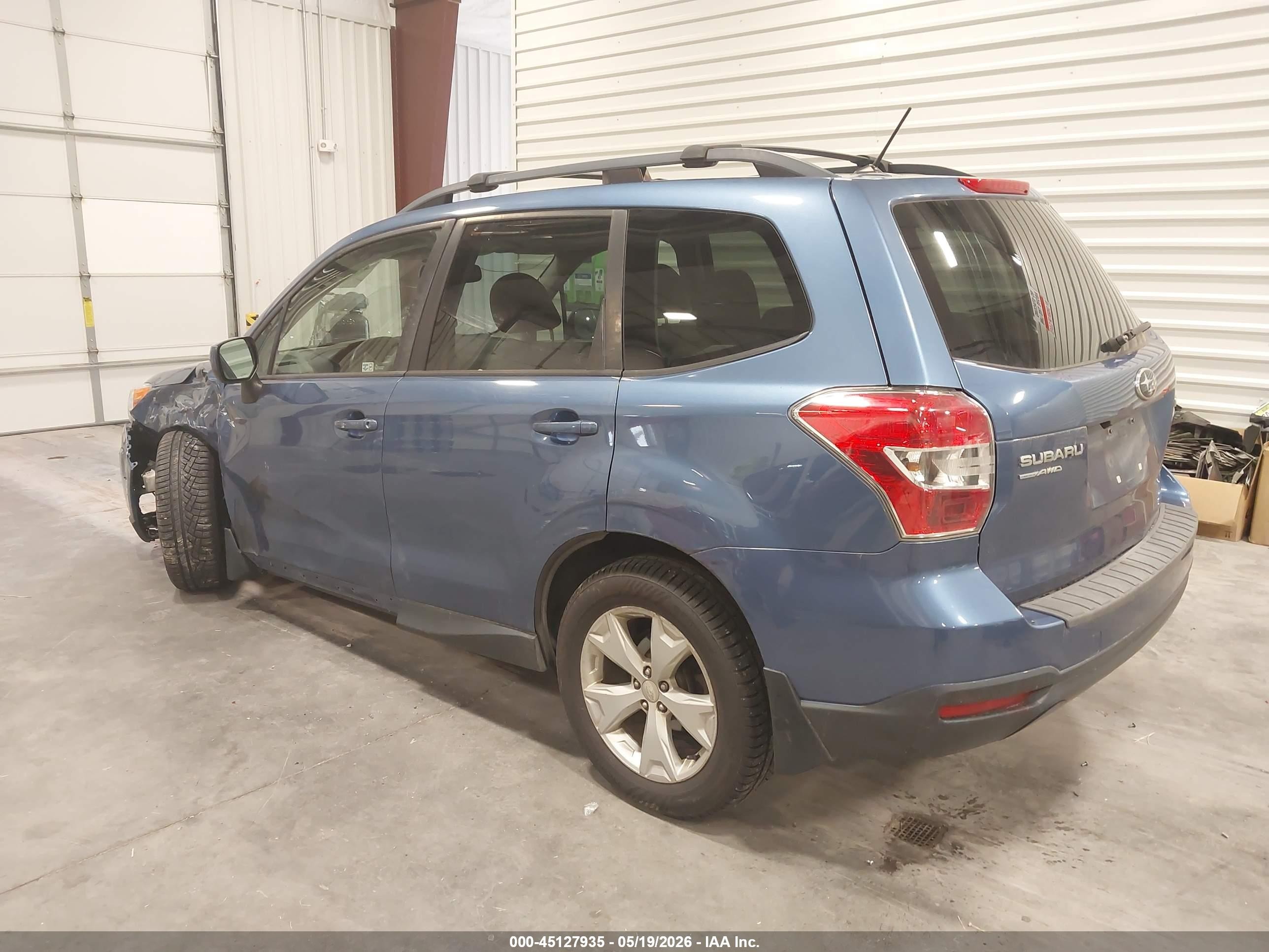 2015 Subaru Forester 2.5i Premium Blue vin: JF2SJADC2FH565779