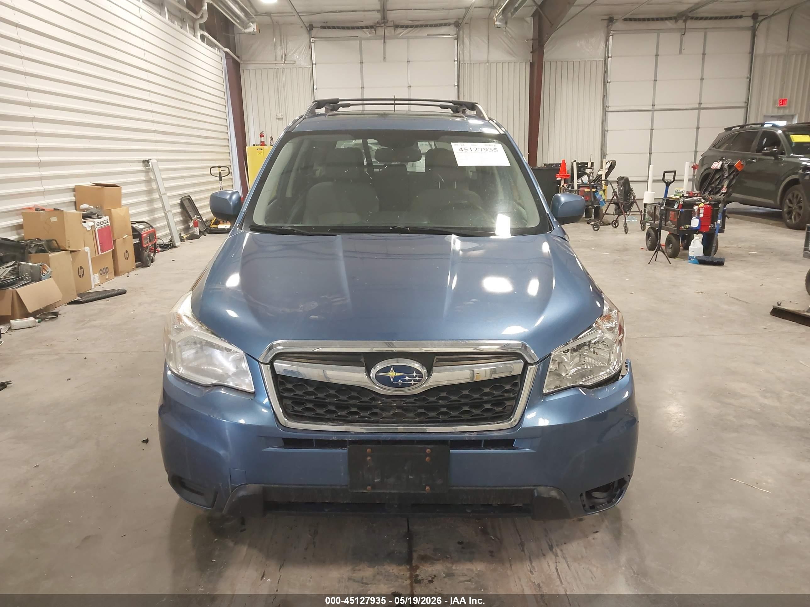 2015 Subaru Forester 2.5i Premium Blue vin: JF2SJADC2FH565779