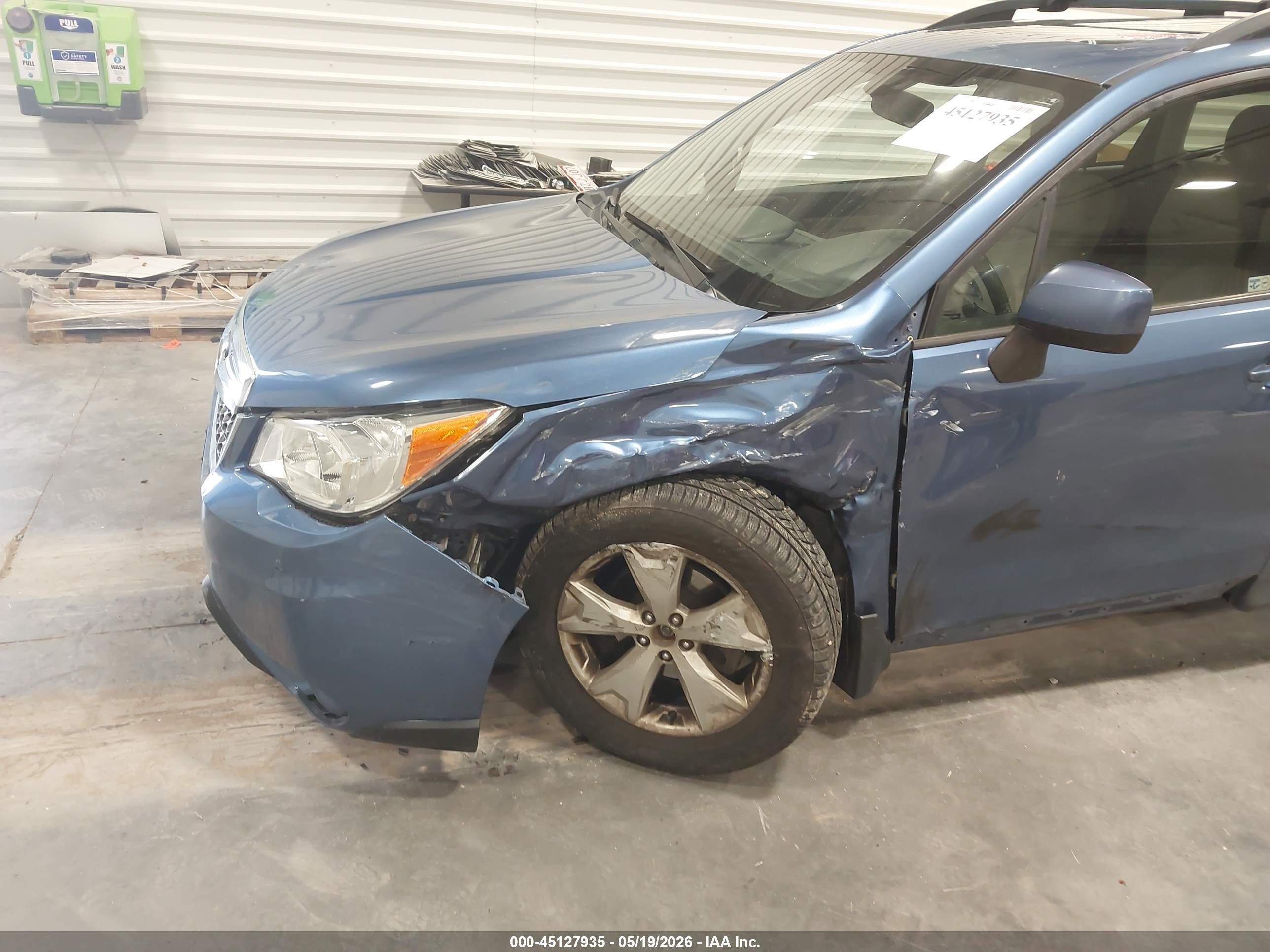 2015 Subaru Forester 2.5i Premium Blue vin: JF2SJADC2FH565779