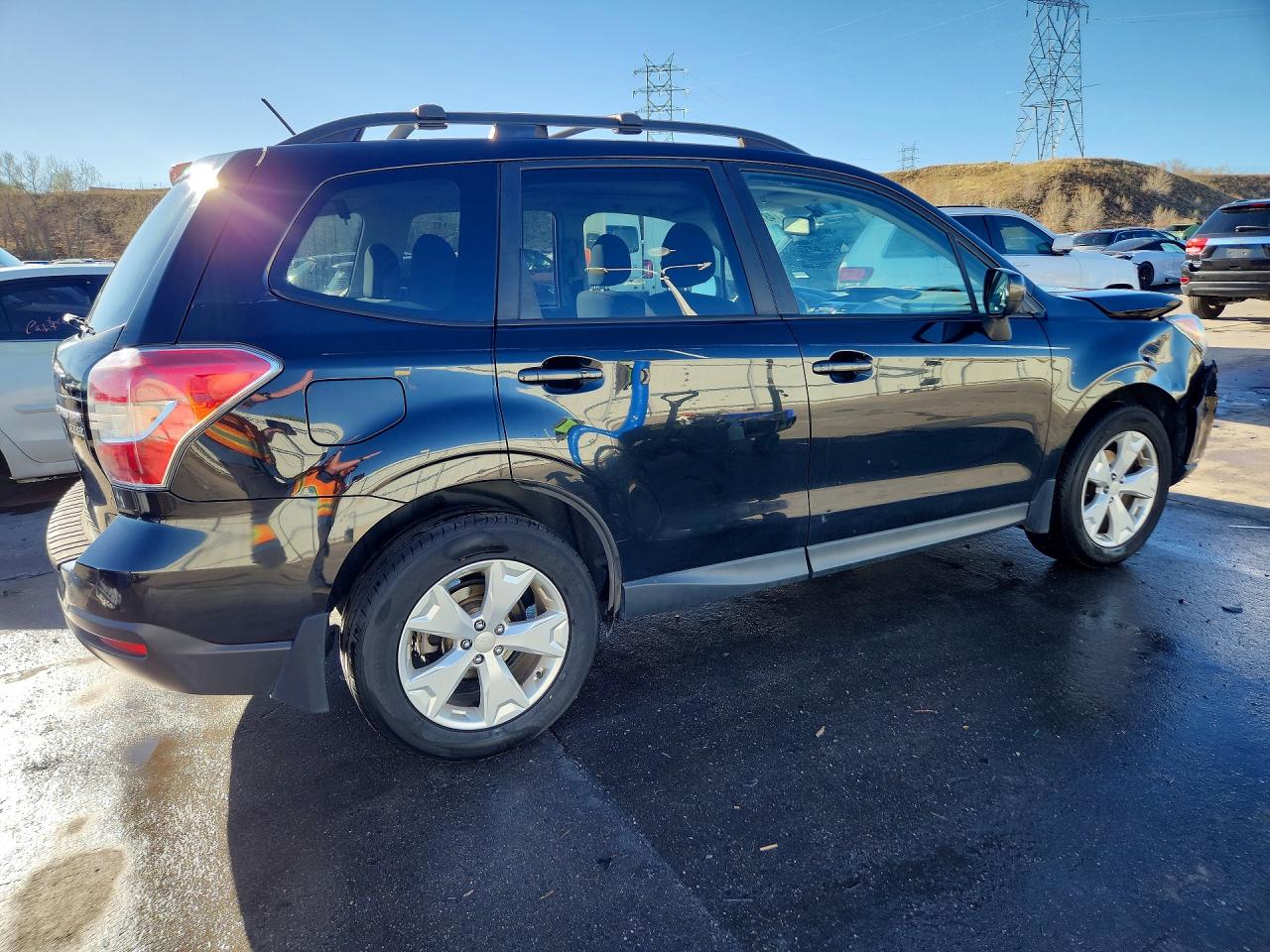2015 Subaru Forester 2.5i Premium Black vin: JF2SJADC2FH568746