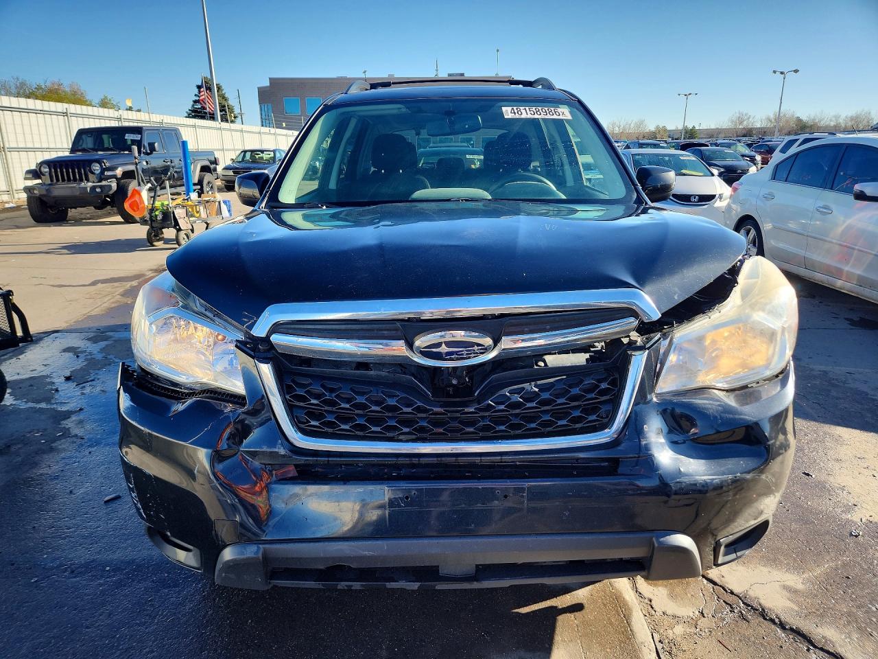 2015 Subaru Forester 2.5i Premium Black vin: JF2SJADC2FH568746