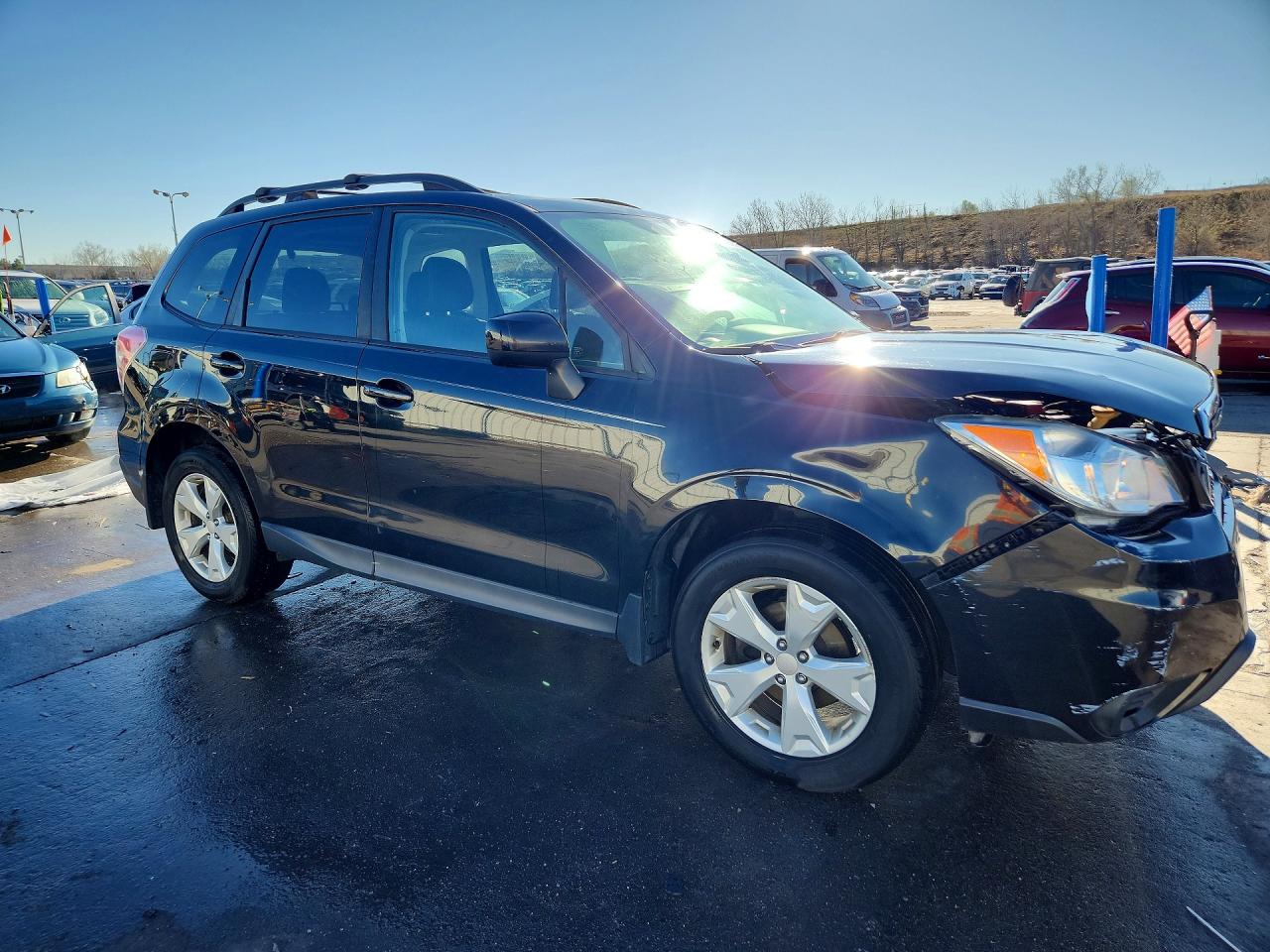 2015 Subaru Forester 2.5i Premium Black vin: JF2SJADC2FH568746
