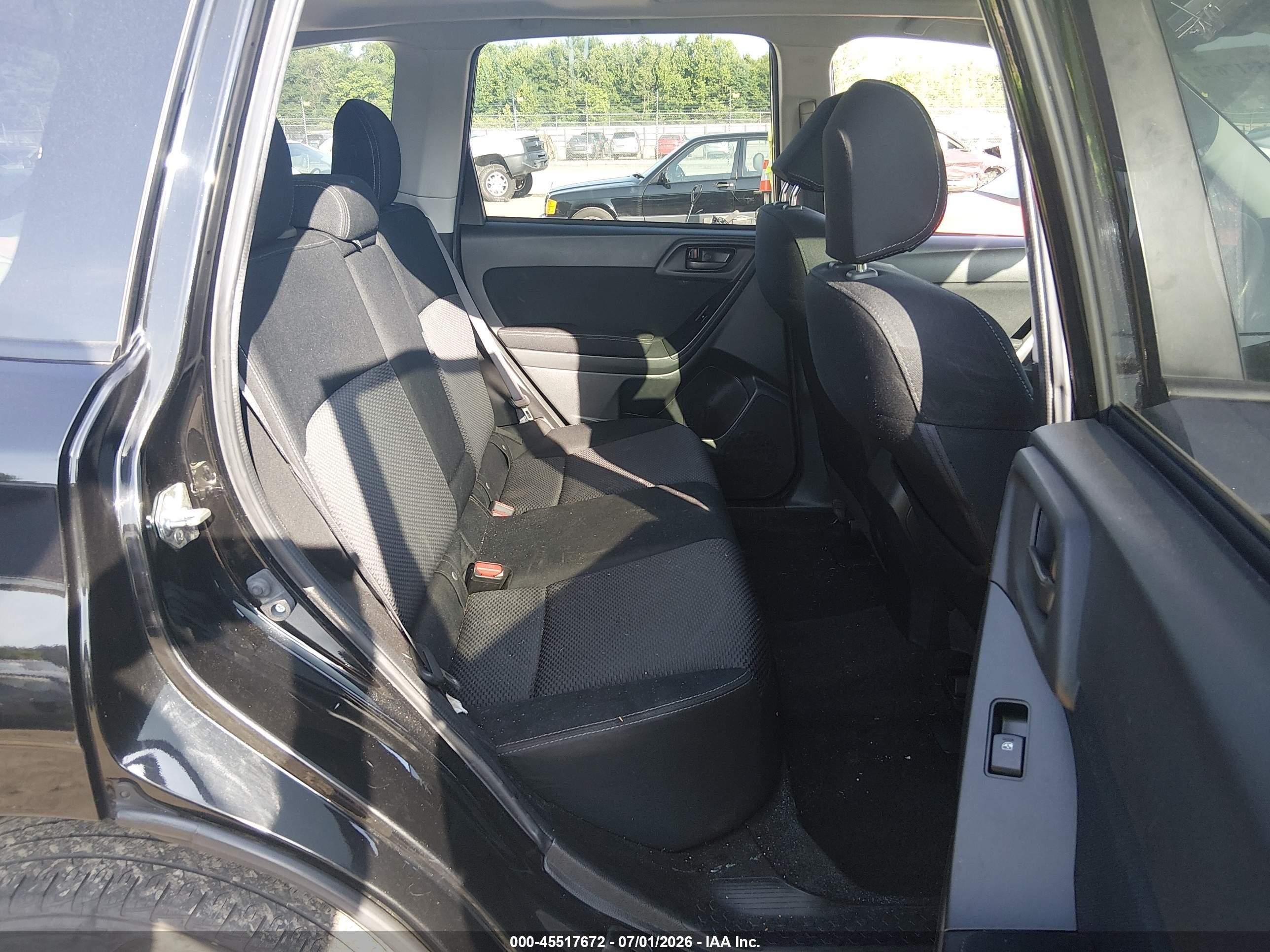 2015 Subaru Forester 2.5i Premium Black vin: JF2SJADC2FH598460