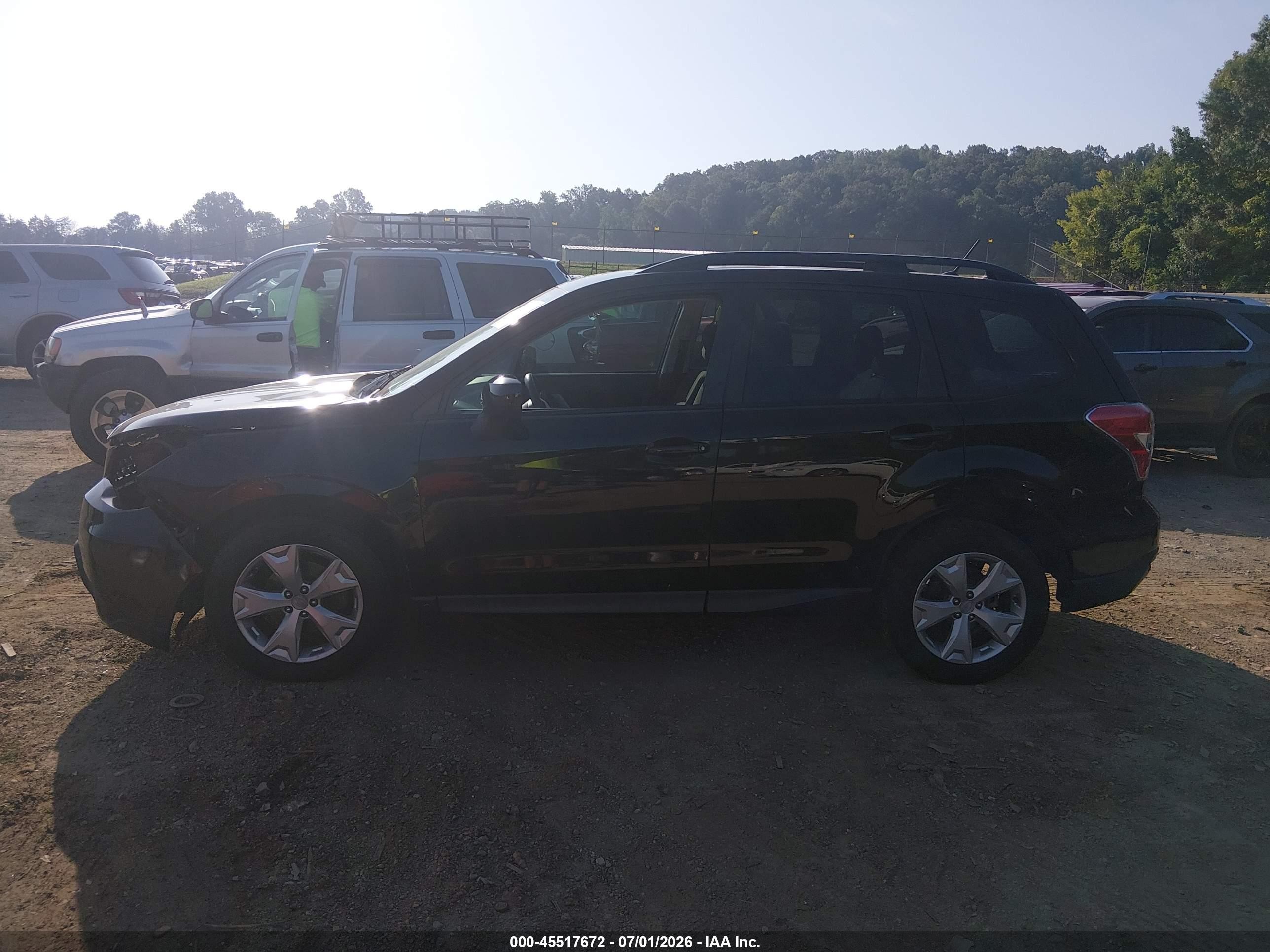 2015 Subaru Forester 2.5i Premium Black vin: JF2SJADC2FH598460