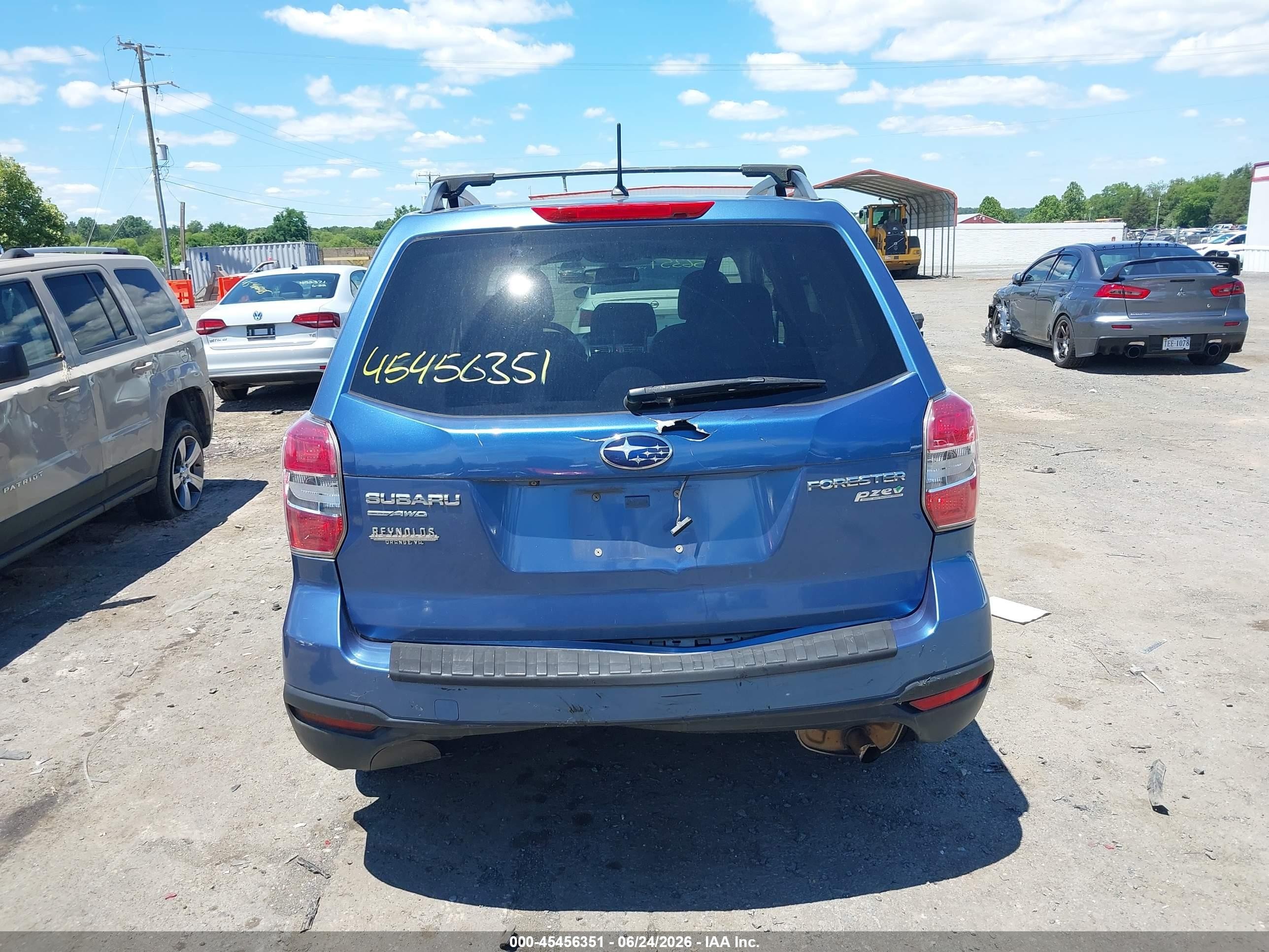2015 Subaru Forester 2.5i Premium Синий vin: JF2SJADC2FH818275