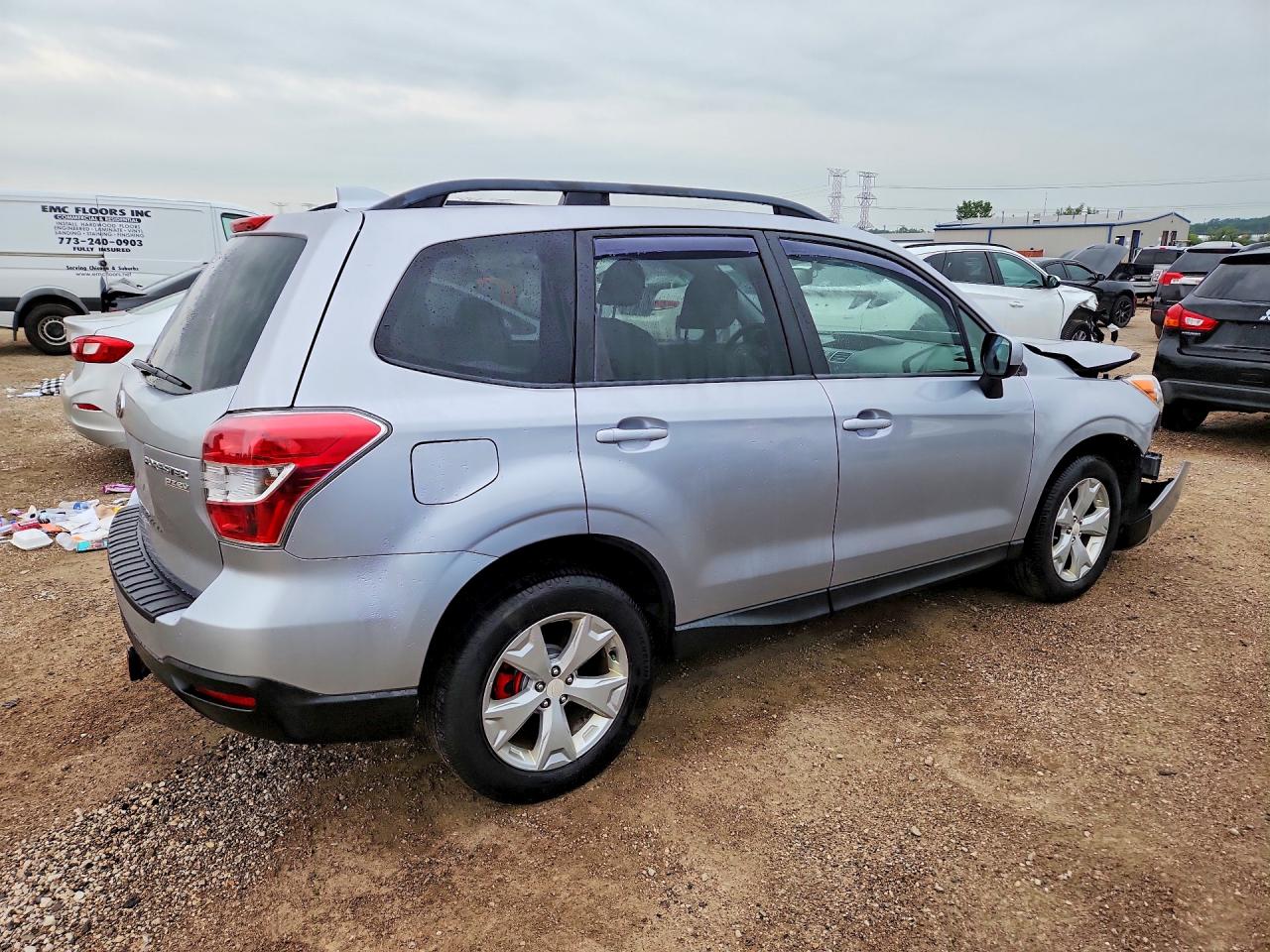 2016 Subaru Forester 2.5i Premium Silver vin: JF2SJADC2GH405368