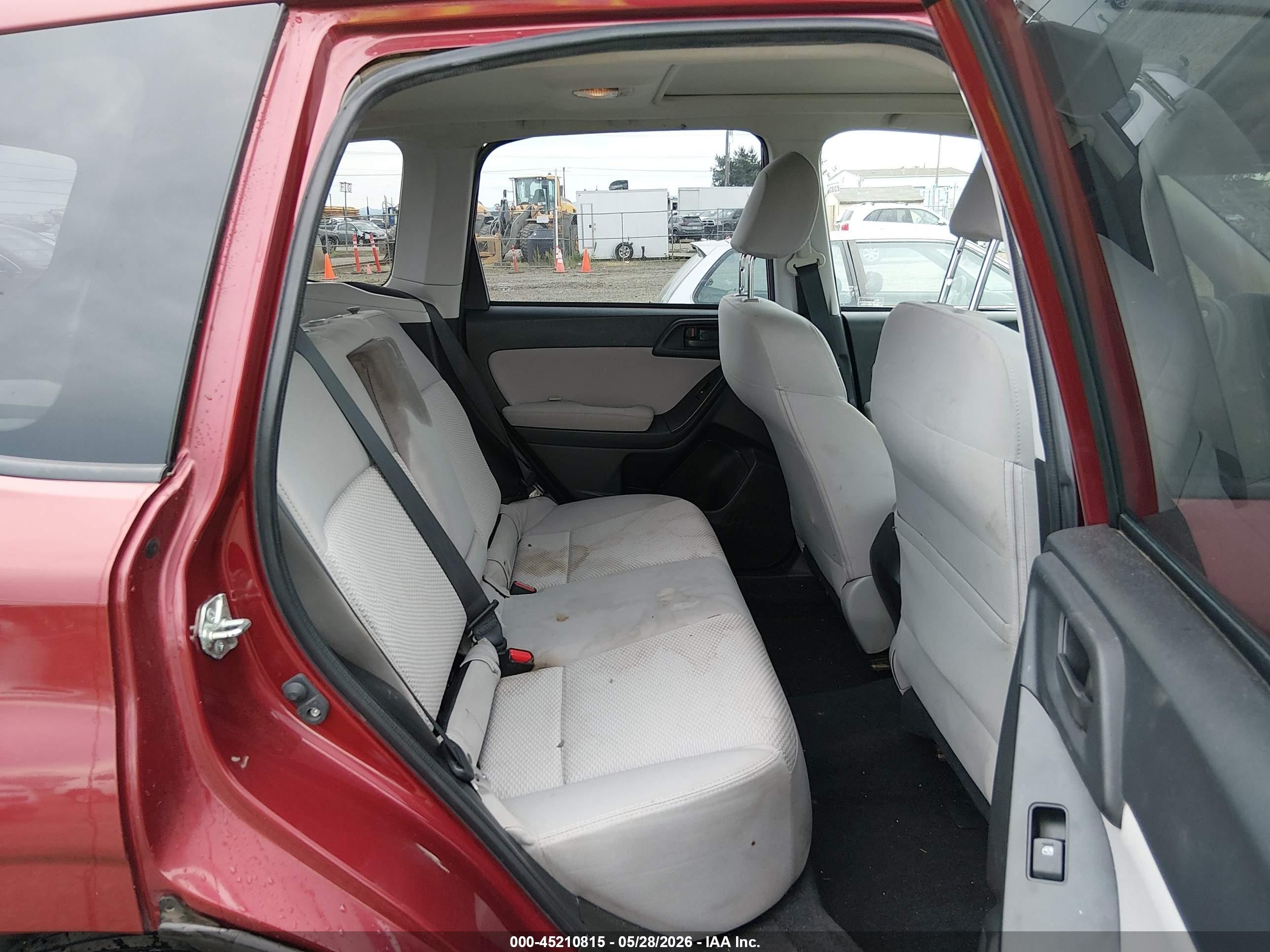2014 Subaru Forester 2.5i Premium Red vin: JF2SJADC3EH459582