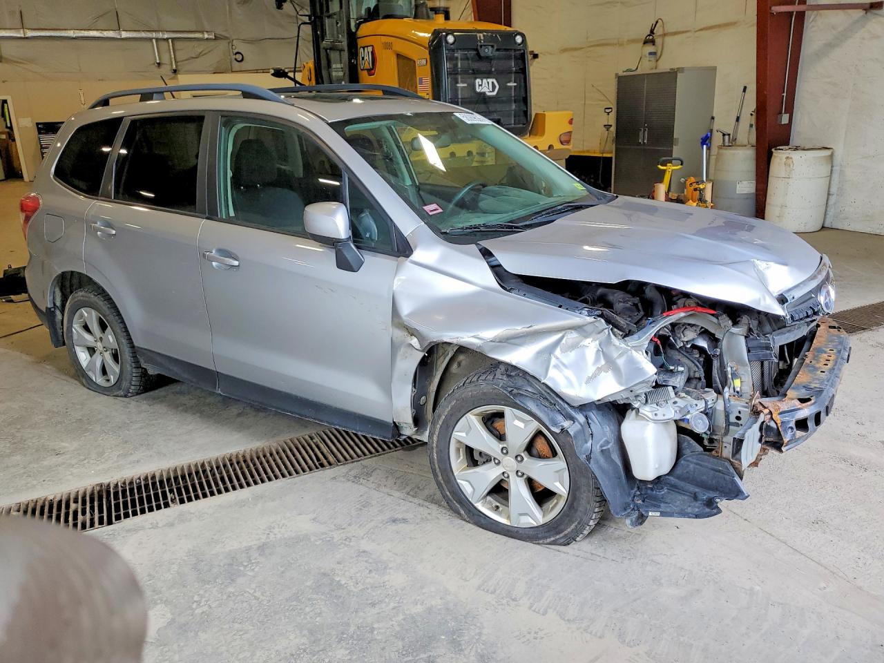2015 Subaru Forester 2.5i Premium Silver vin: JF2SJADC3FG530240