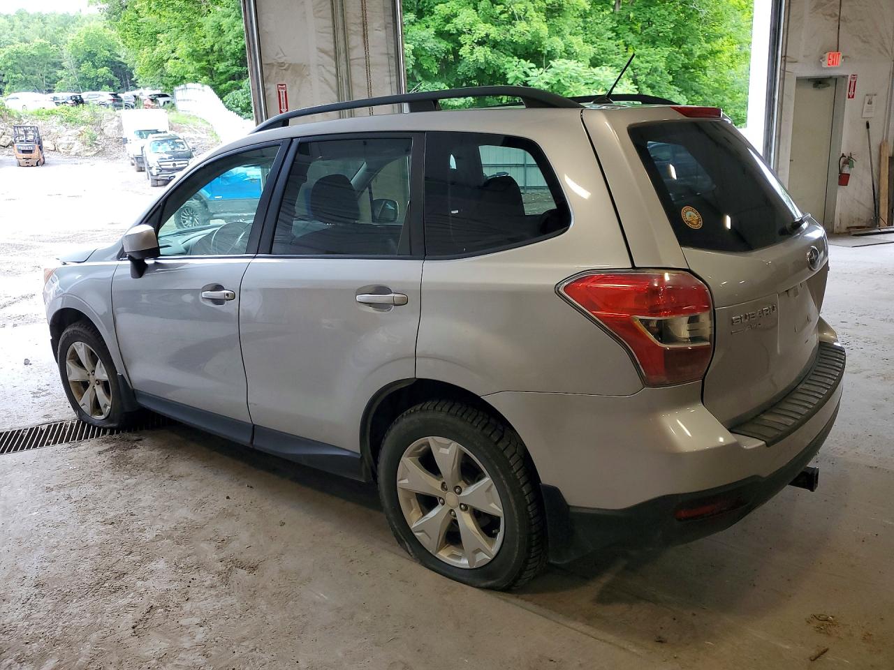 2015 Subaru Forester 2.5i Premium Silver vin: JF2SJADC3FG530240