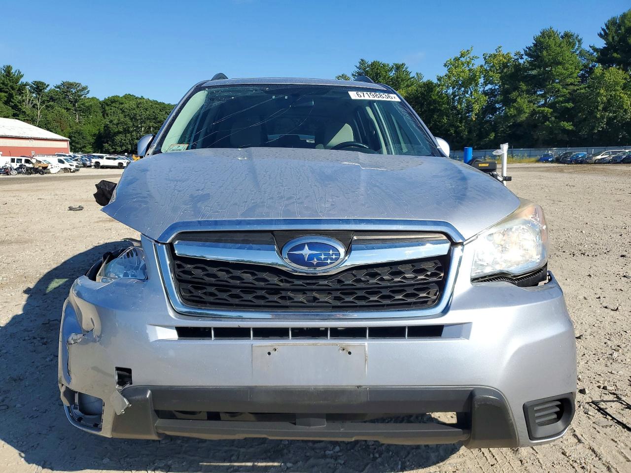2015 Subaru Forester 2.5i Premium Silver vin: JF2SJADC3FH415115