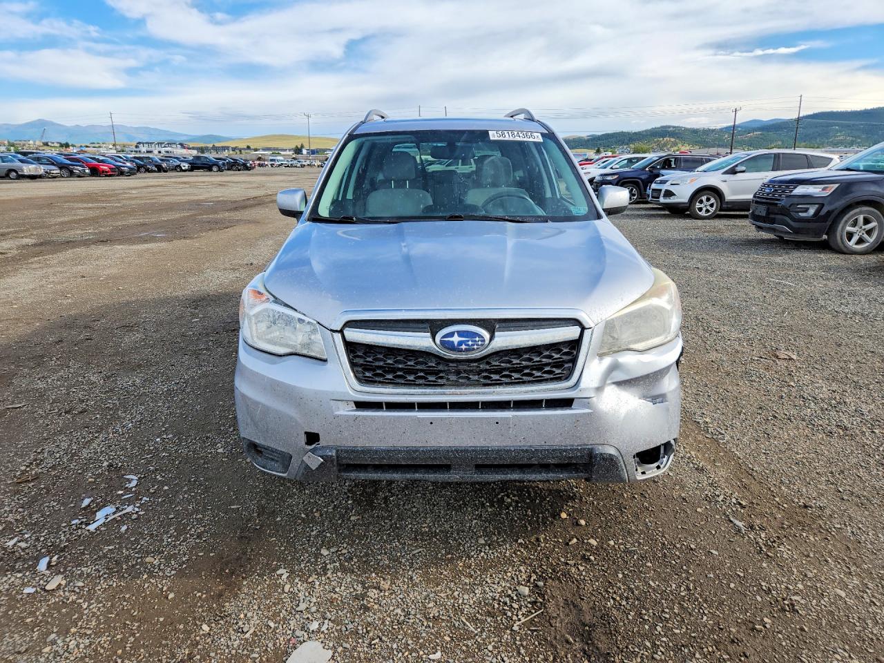 2015 Subaru Forester 2.5i Premium Silver vin: JF2SJADC3FH467747