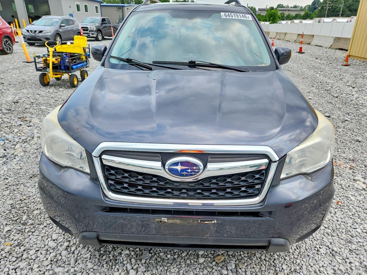 2015 Subaru Forester 2.5i Premium Gray vin: JF2SJADC3FH484256