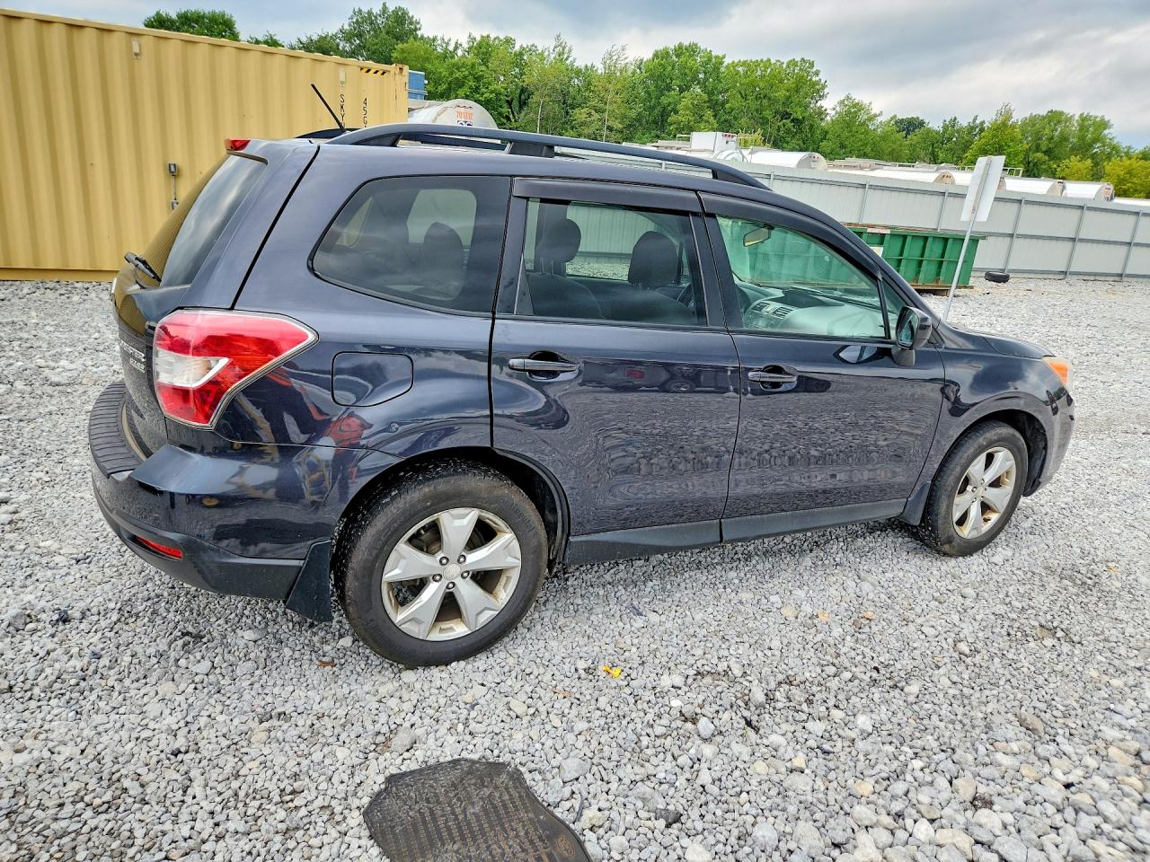 2015 Subaru Forester 2.5i Premium Gray vin: JF2SJADC3FH484256