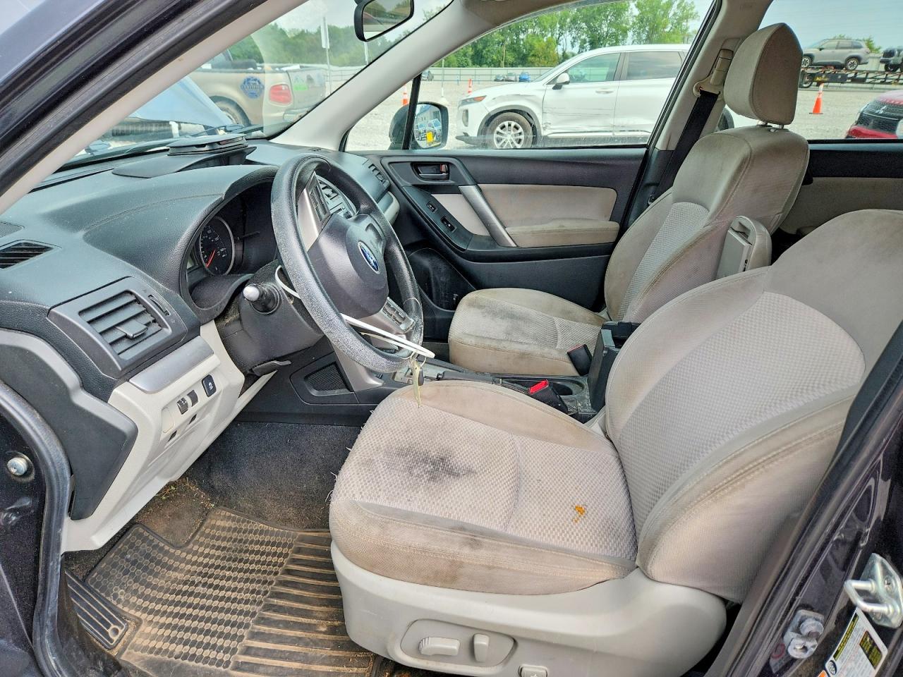 2015 Subaru Forester 2.5i Premium Gray vin: JF2SJADC3FH484256