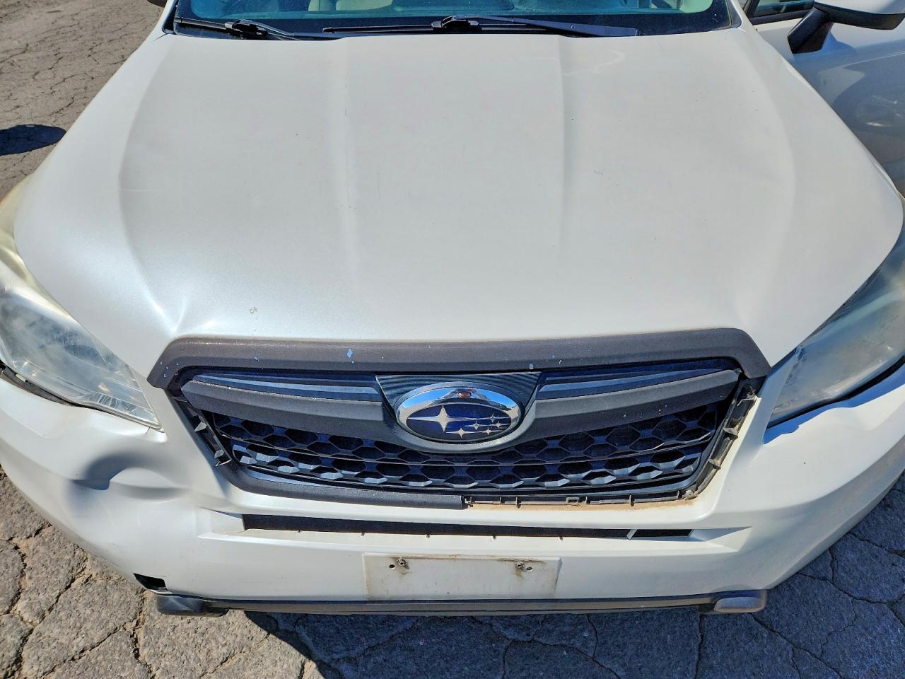 2015 Subaru Forester 2.5i Premium White vin: JF2SJADC3FH492244