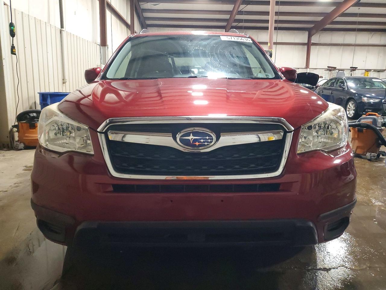 2015 Subaru Forester 2.5i Premium Maroon vin: JF2SJADC3FH569758