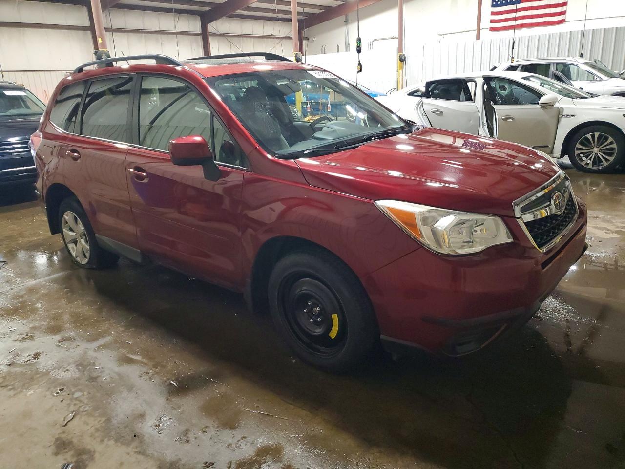 2015 Subaru Forester 2.5i Premium Maroon vin: JF2SJADC3FH569758