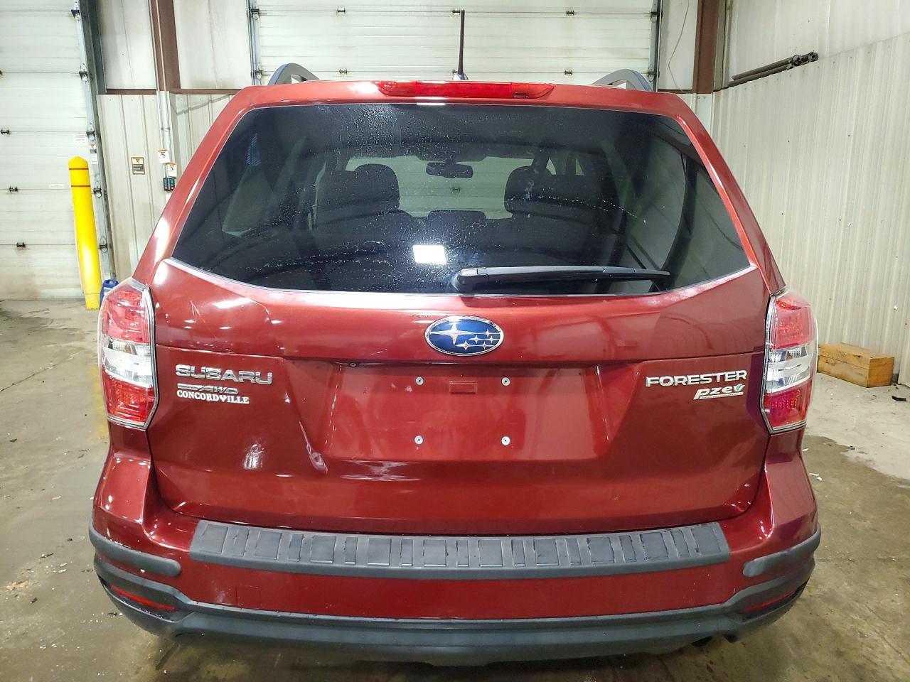 2015 Subaru Forester 2.5i Premium Maroon vin: JF2SJADC3FH569758
