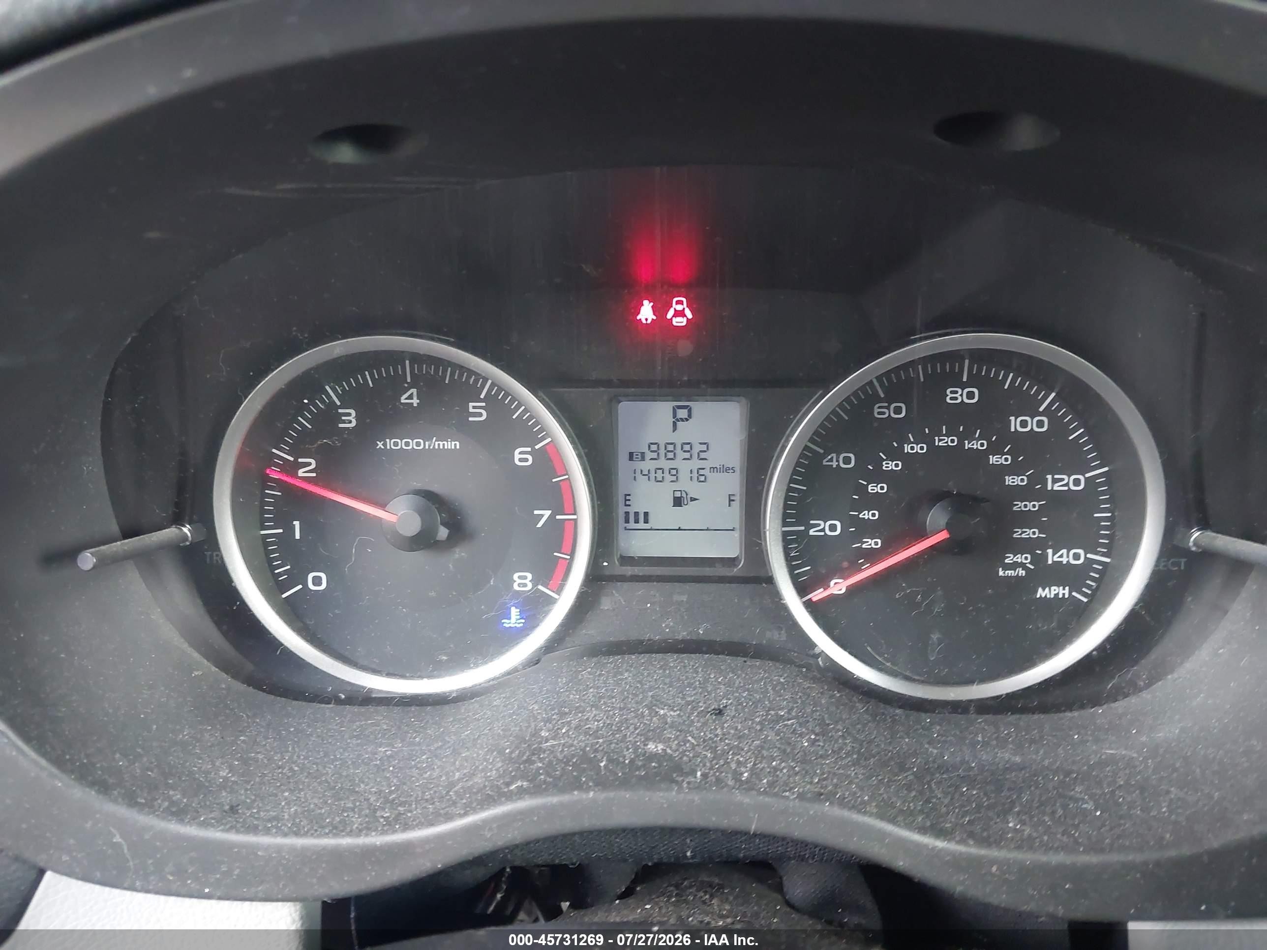 2015 Subaru Forester 2.5i Premium Red vin: JF2SJADC3FH816213