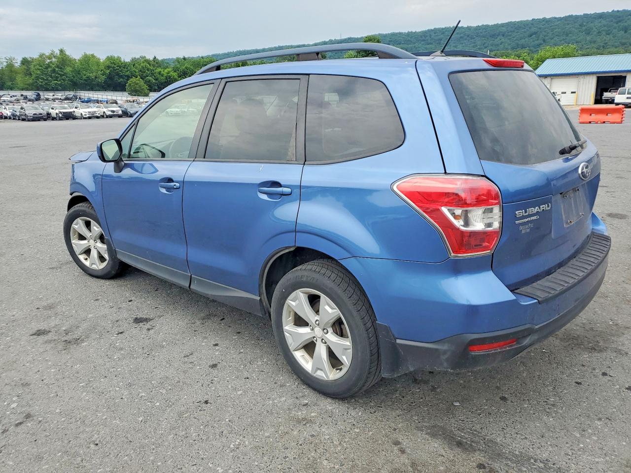 2015 Subaru Forester 2.5i Premium Синий vin: JF2SJADC3FH821525