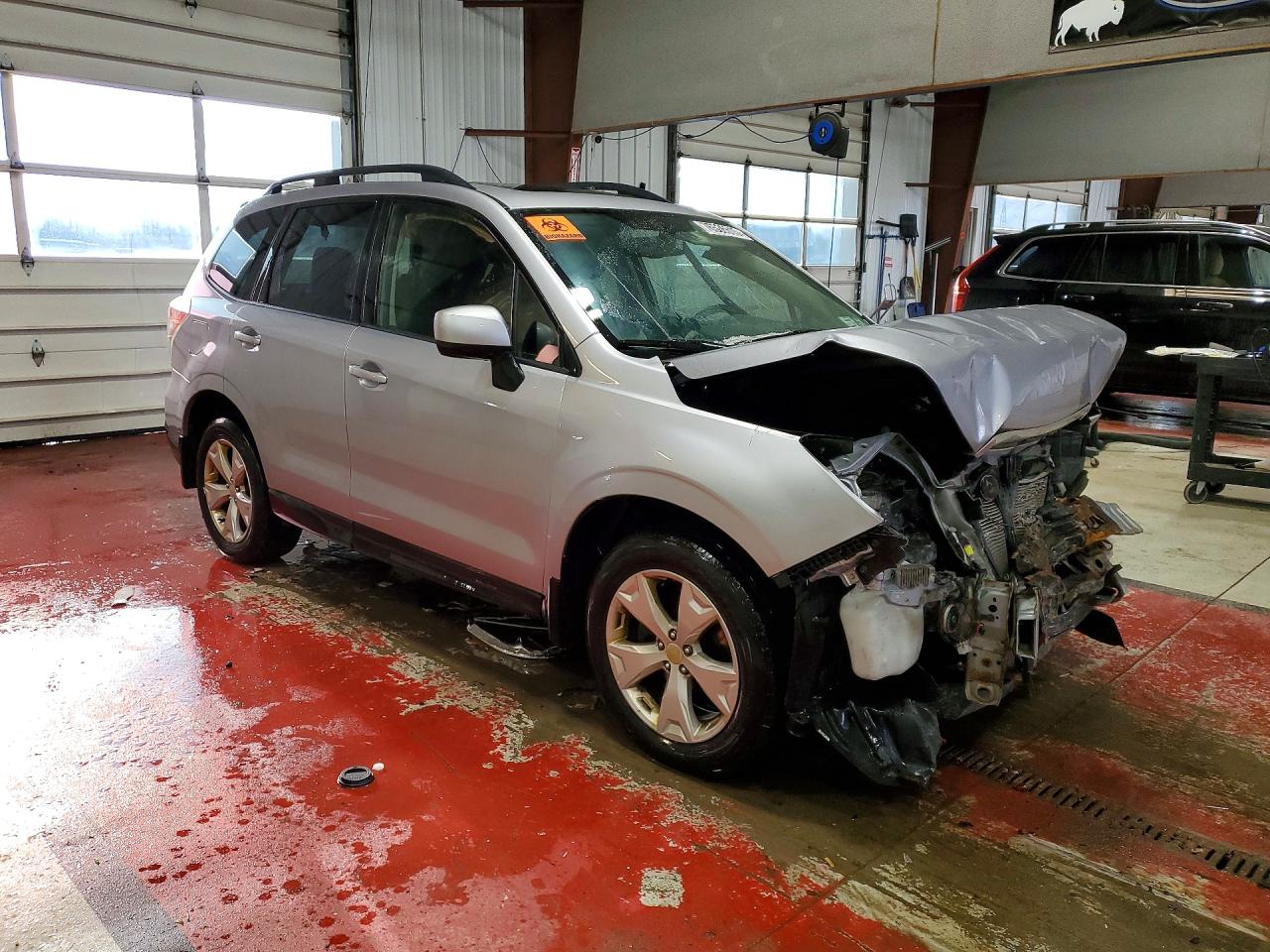 2015 Subaru Forester 2.5i Premium Silver vin: JF2SJADC3FH836896