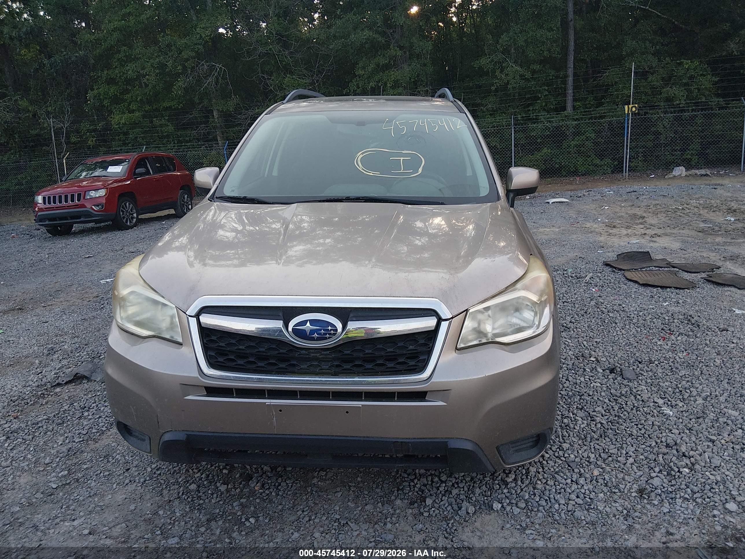 2015 Subaru Forester 2.5i Premium Gold vin: JF2SJADC4FH414524