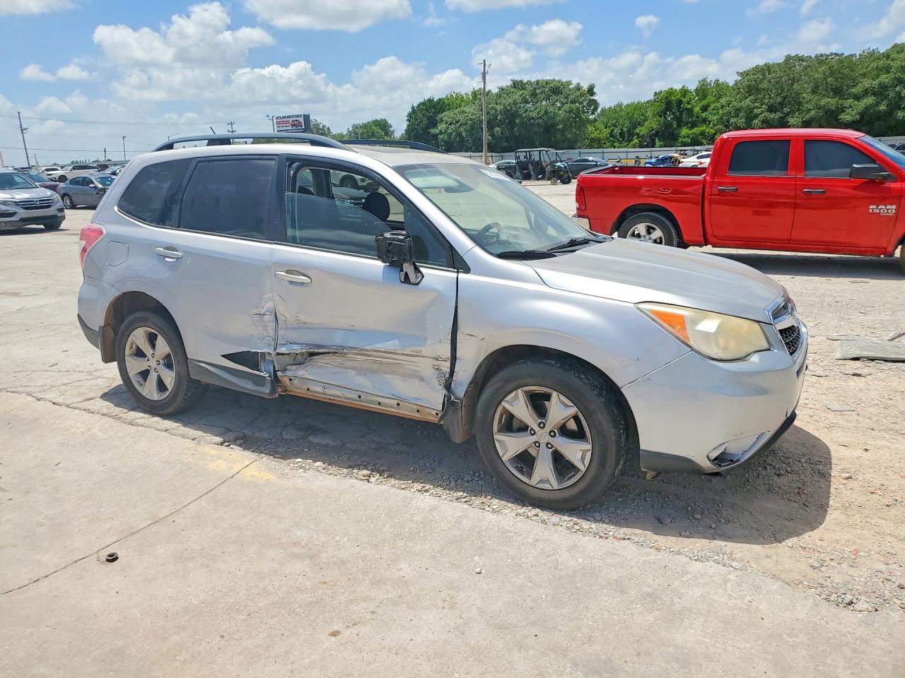 2015 Subaru Forester 2.5i Premium Silver vin: JF2SJADC4FH417052