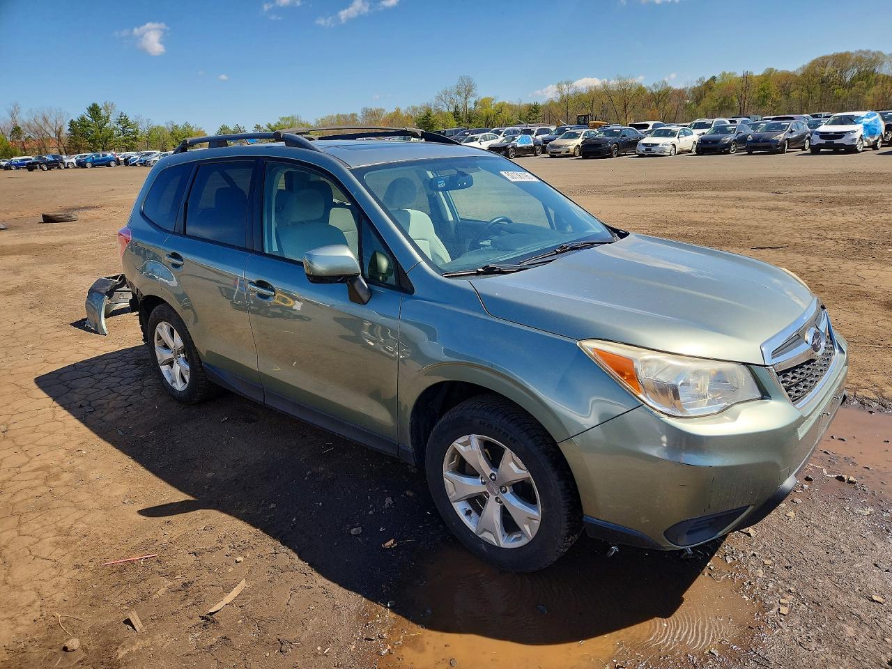 2015 Subaru Forester 2.5i Premium Green vin: JF2SJADC4FH419108