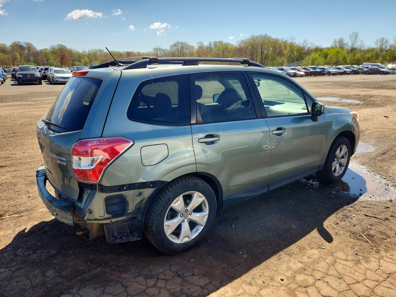2015 Subaru Forester 2.5i Premium Green vin: JF2SJADC4FH419108