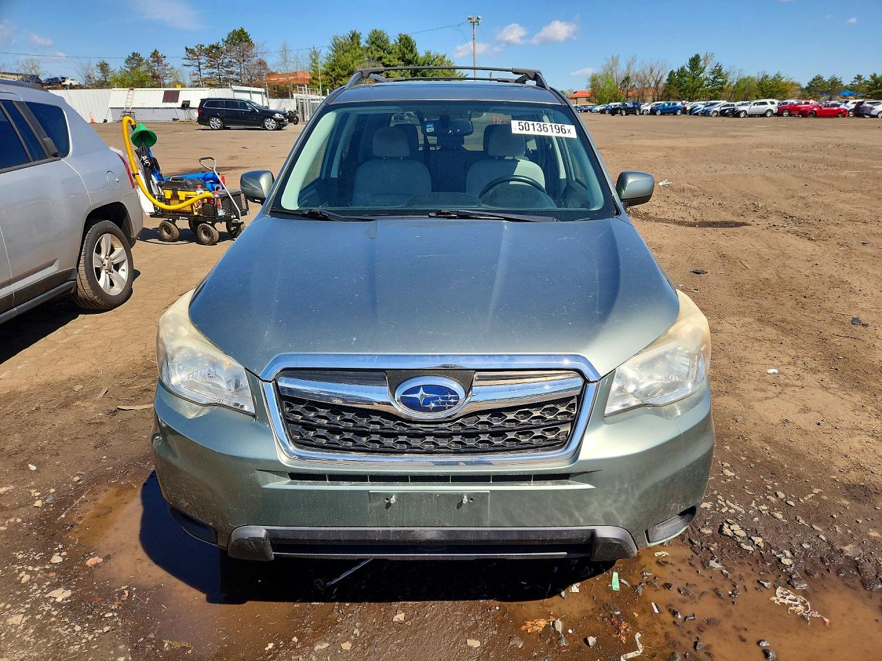2015 Subaru Forester 2.5i Premium Green vin: JF2SJADC4FH419108