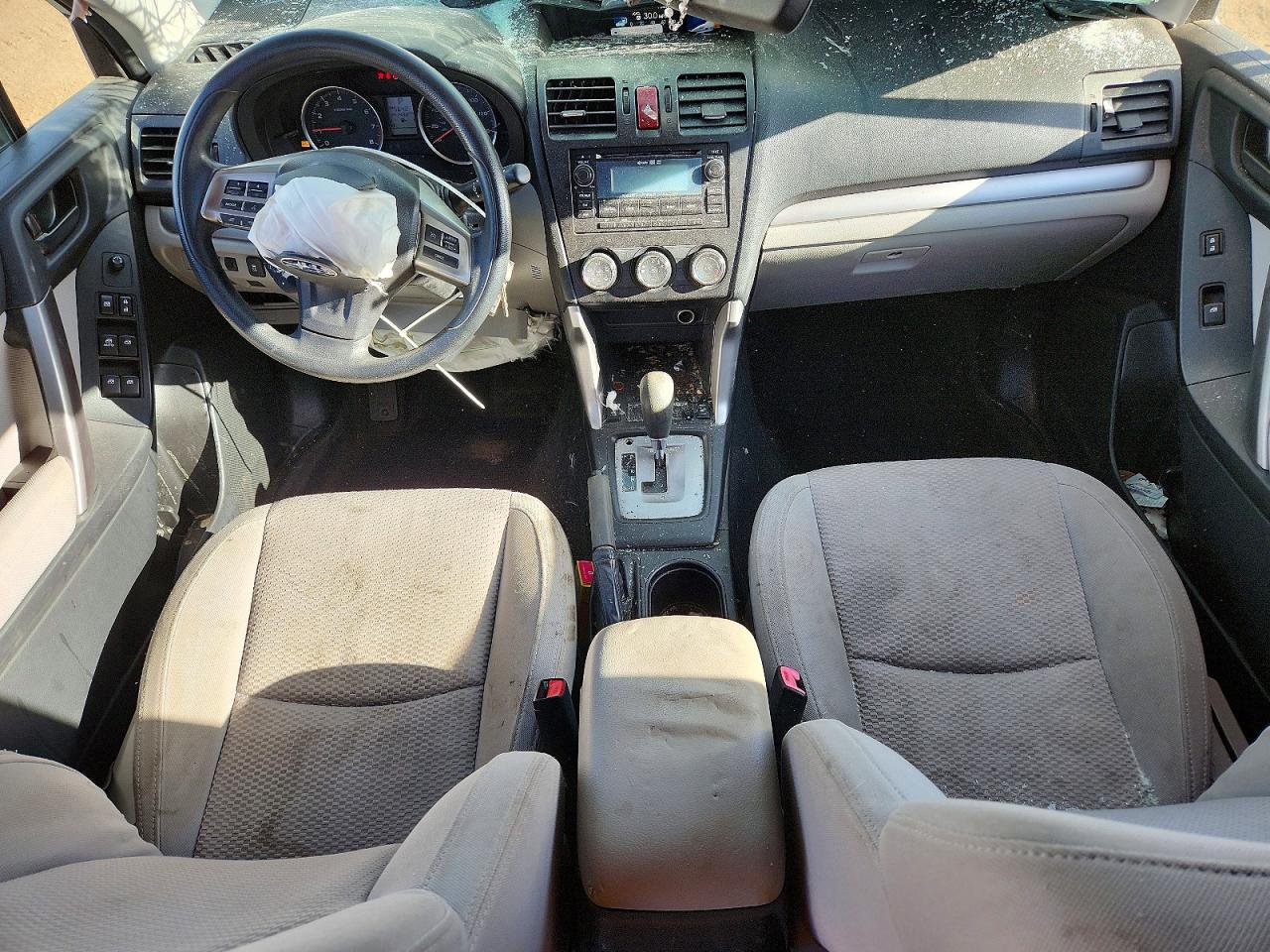 2015 Subaru Forester 2.5i Premium White vin: JF2SJADC4FH455655