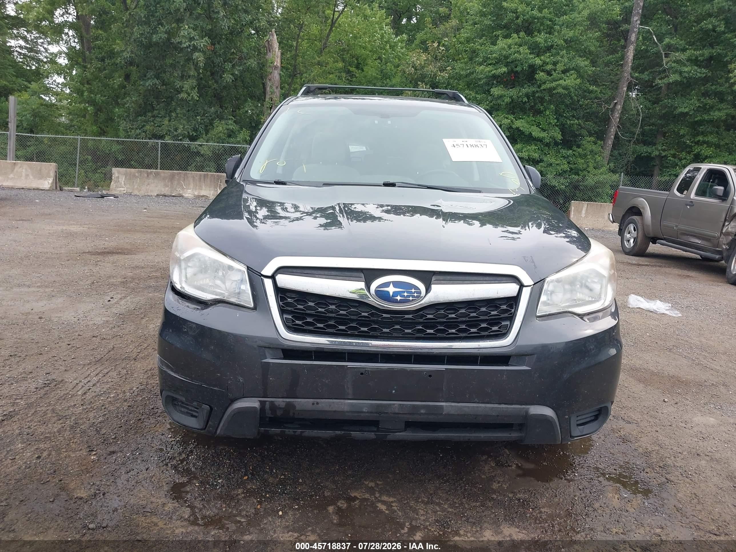 2015 Subaru Forester 2.5i Premium Gray vin: JF2SJADC4FH494827