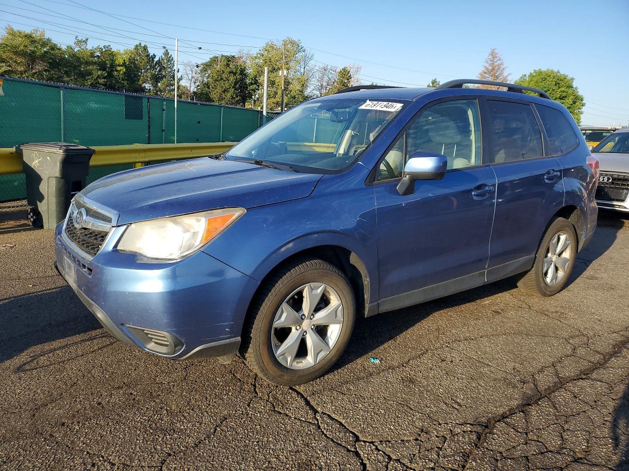 2015 Subaru Forester 2.5i Premium Blue vin: JF2SJADC4FH495024