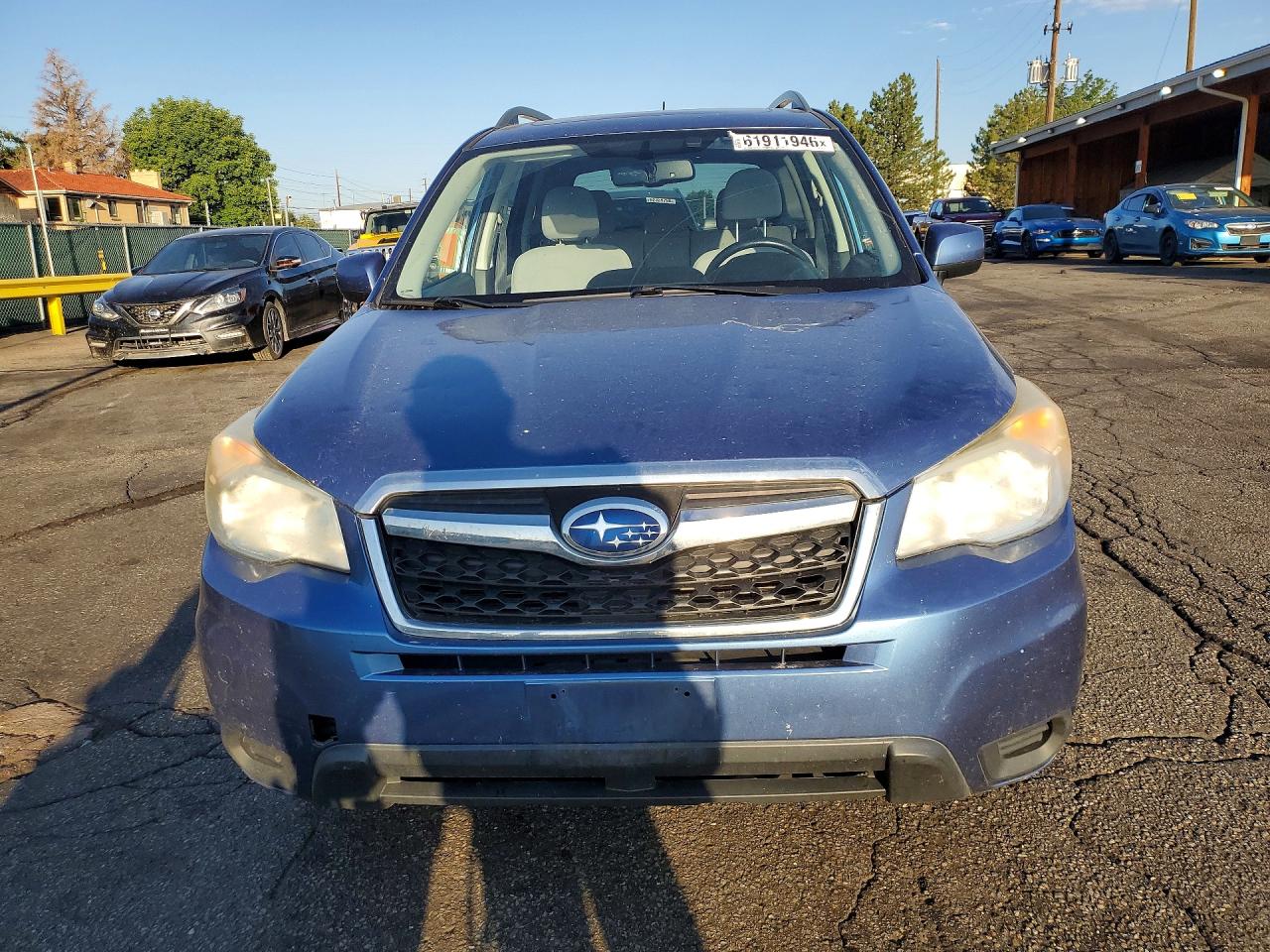 2015 Subaru Forester 2.5i Premium Blue vin: JF2SJADC4FH495024