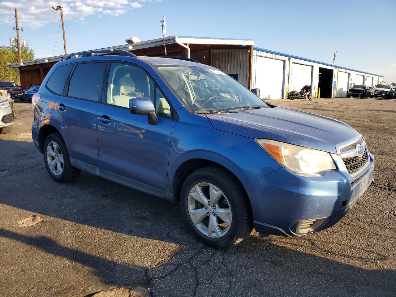 2015 Subaru Forester 2.5i Premium Blue vin: JF2SJADC4FH495024