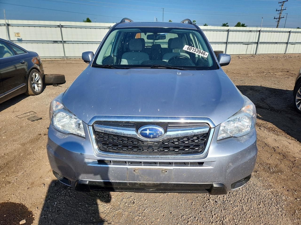 2015 Subaru Forester 2.5i Premium Серебряный vin: JF2SJADC4FH501355