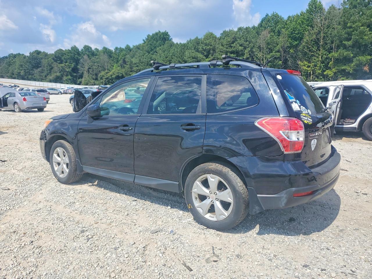 2015 Subaru Forester 2.5i Premium Черный vin: JF2SJADC4FH509116