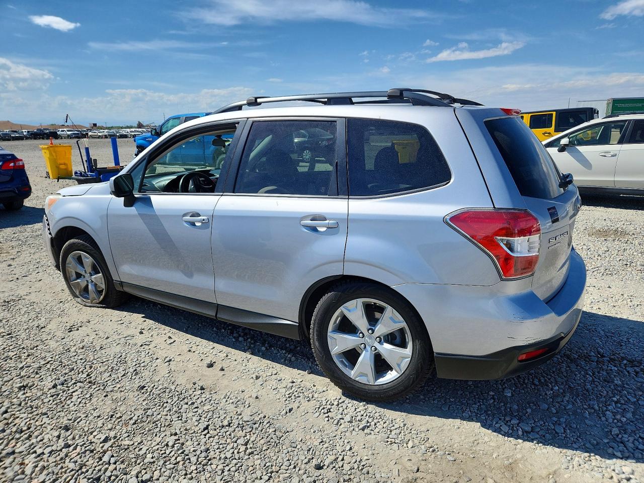 2015 Subaru Forester Premium+moonroof Silver vin: JF2SJADC4FH519838