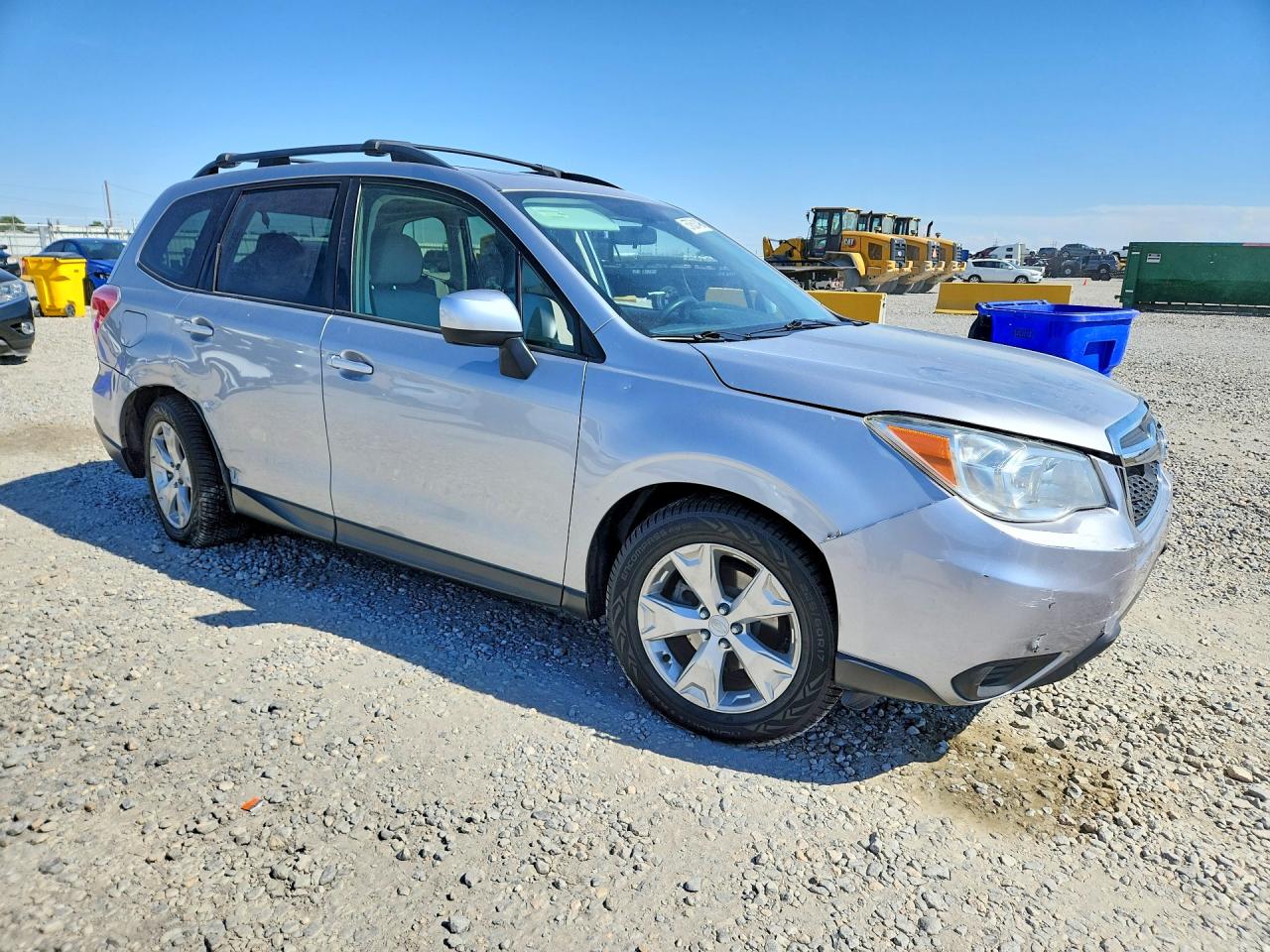 2015 Subaru Forester Premium+moonroof Silver vin: JF2SJADC4FH519838