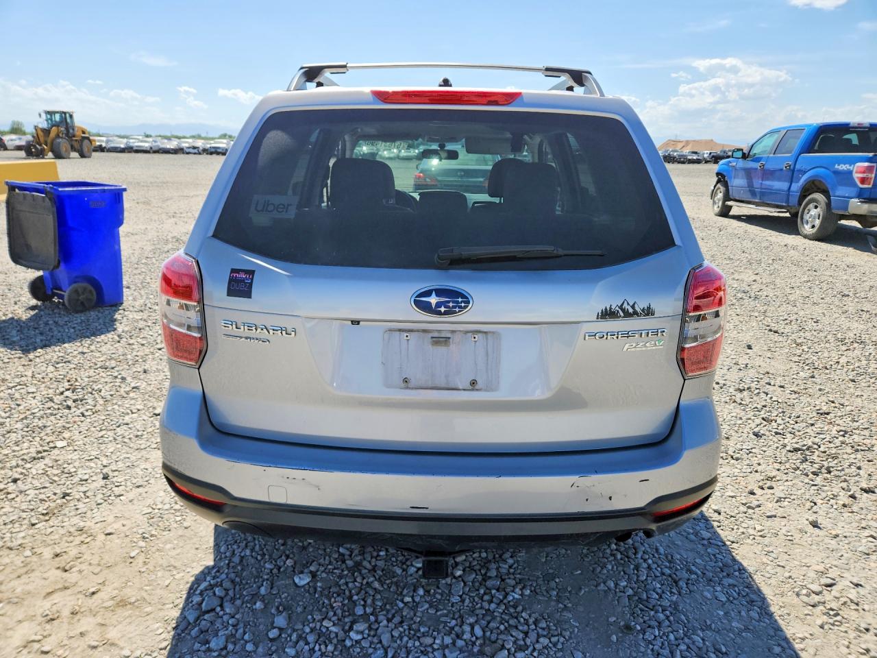 2015 Subaru Forester Premium+moonroof Silver vin: JF2SJADC4FH519838