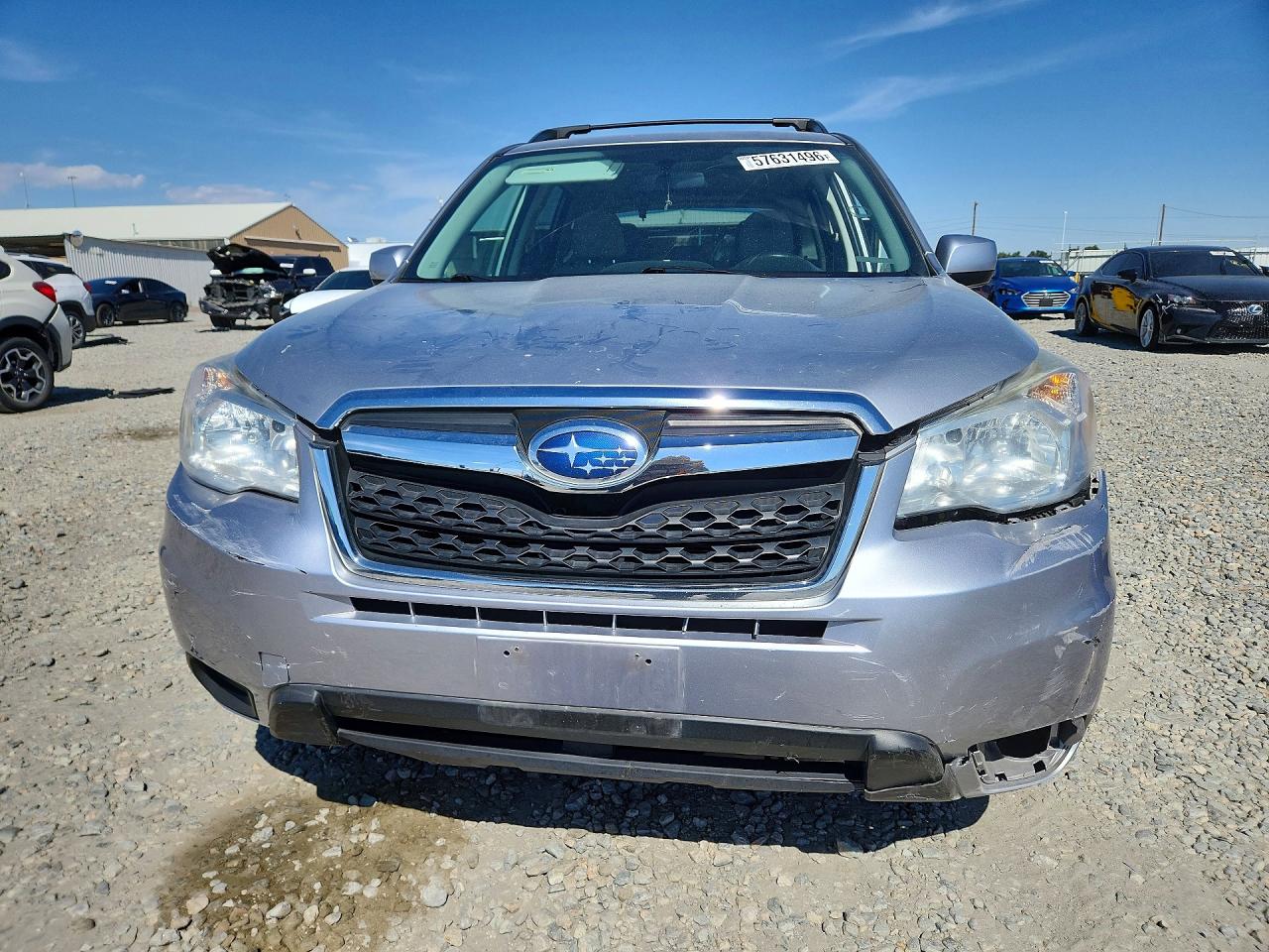 2015 Subaru Forester Premium+moonroof Silver vin: JF2SJADC4FH519838