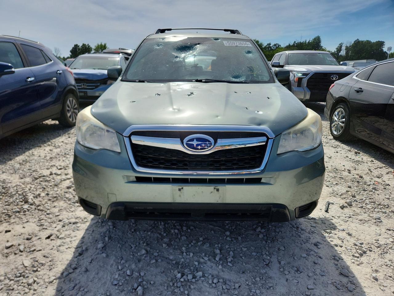 2015 Subaru Forester 2.5i Premium Green vin: JF2SJADC4FH521914