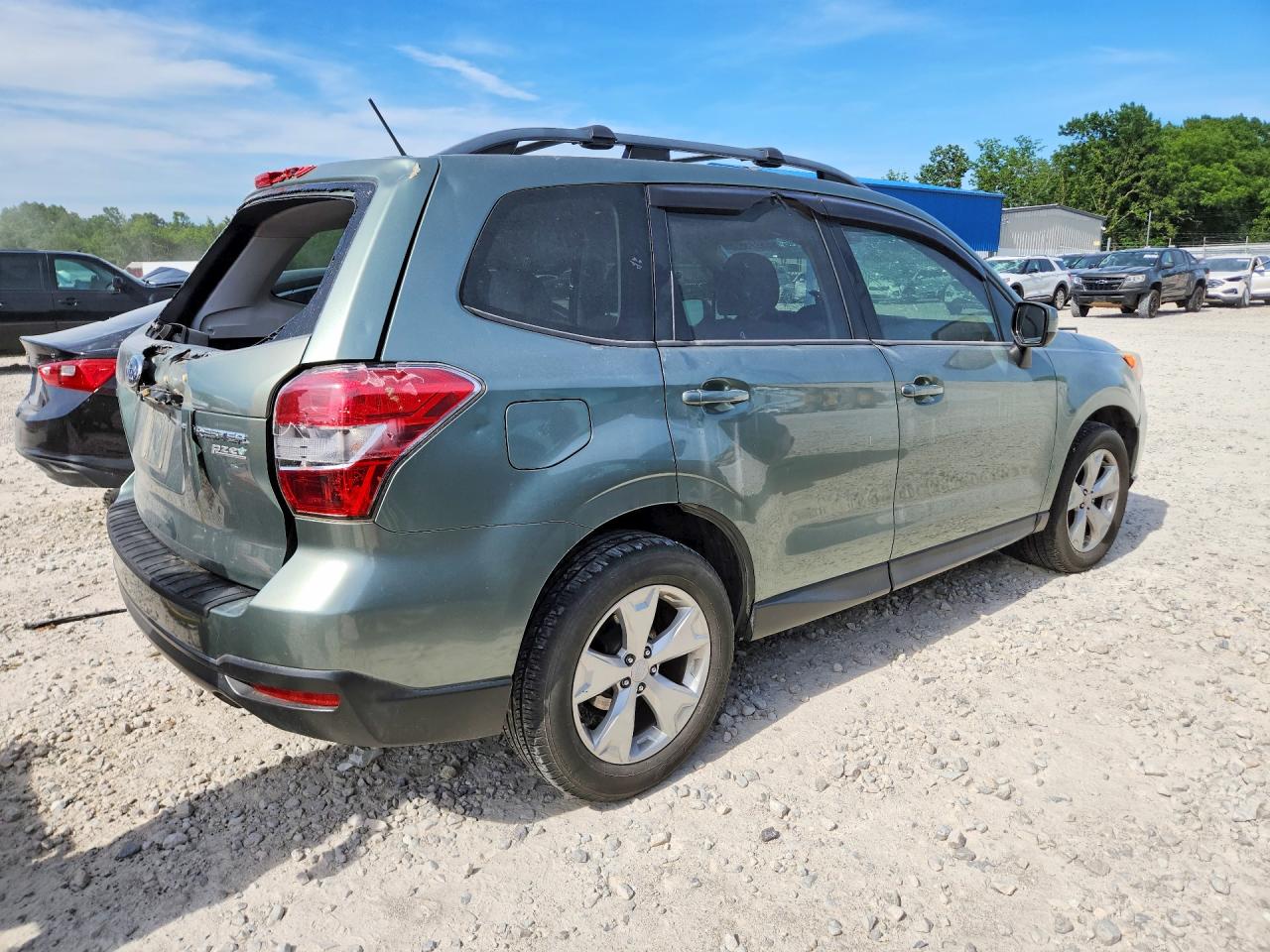 2015 Subaru Forester 2.5i Premium Green vin: JF2SJADC4FH521914