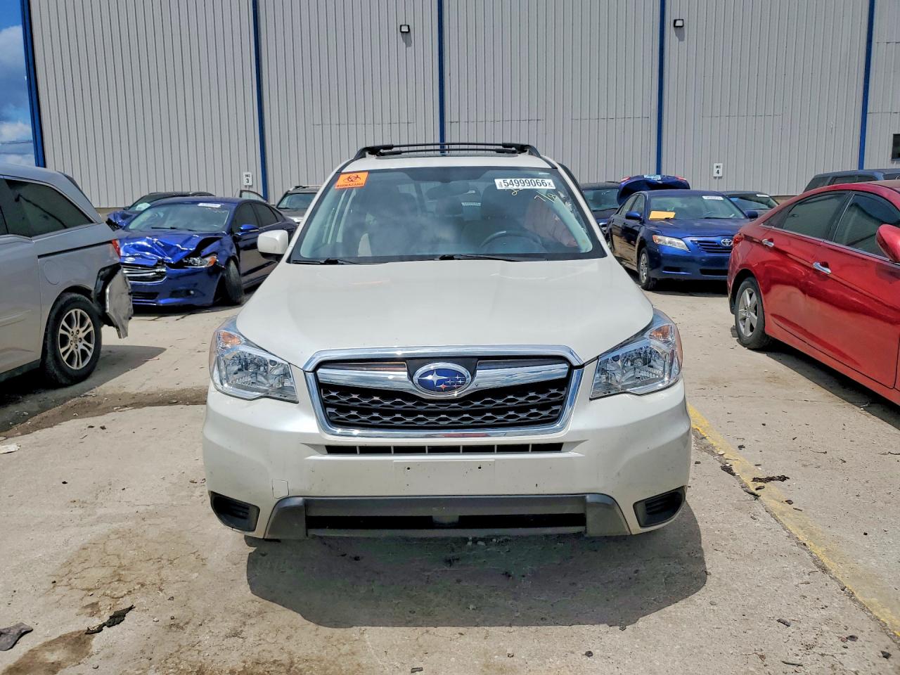 2015 Subaru Forester 2.5i Premium White vin: JF2SJADC4FH542276