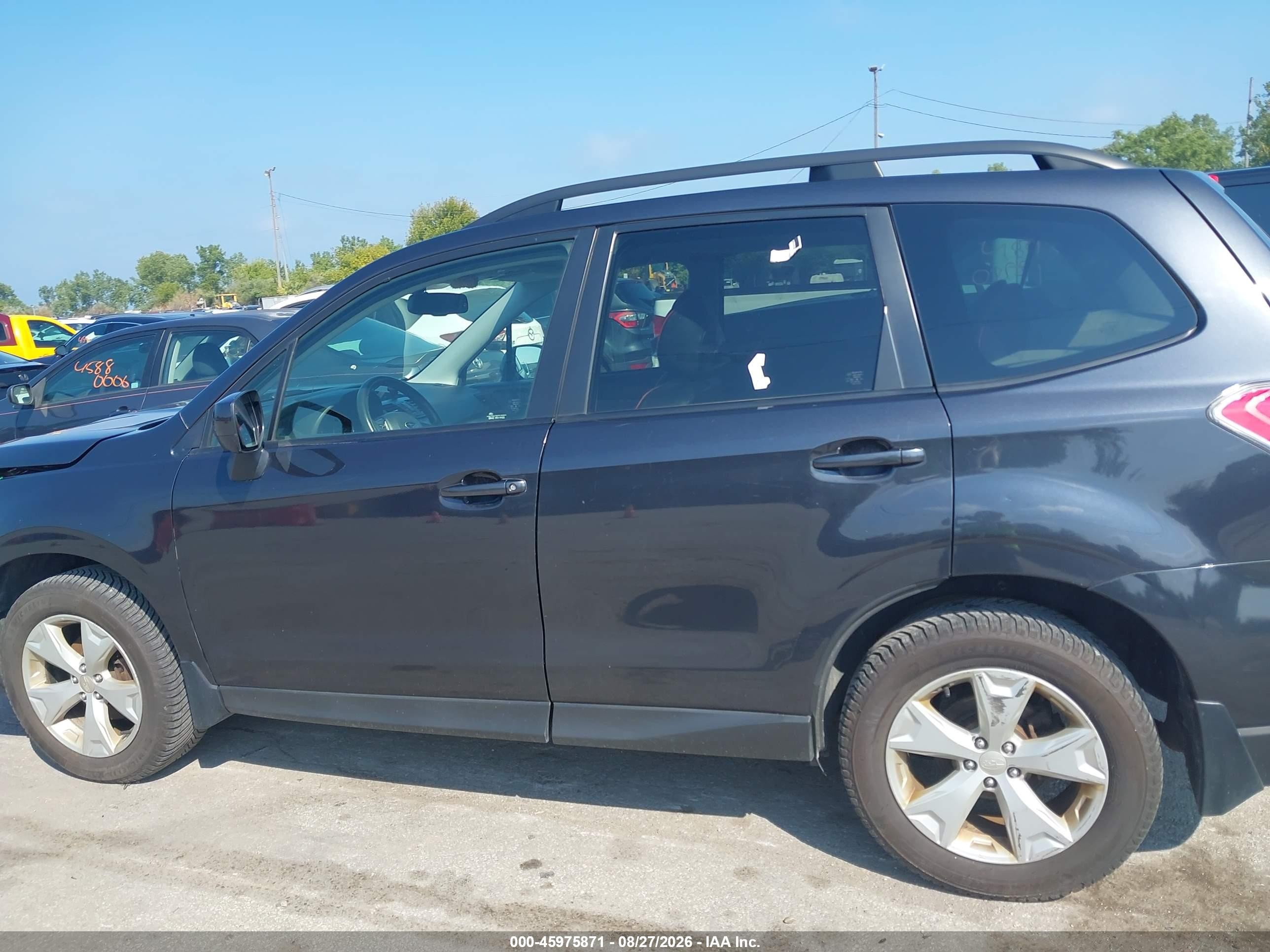 2015 Subaru Forester 2.5i Premium Gray vin: JF2SJADC4FH568909