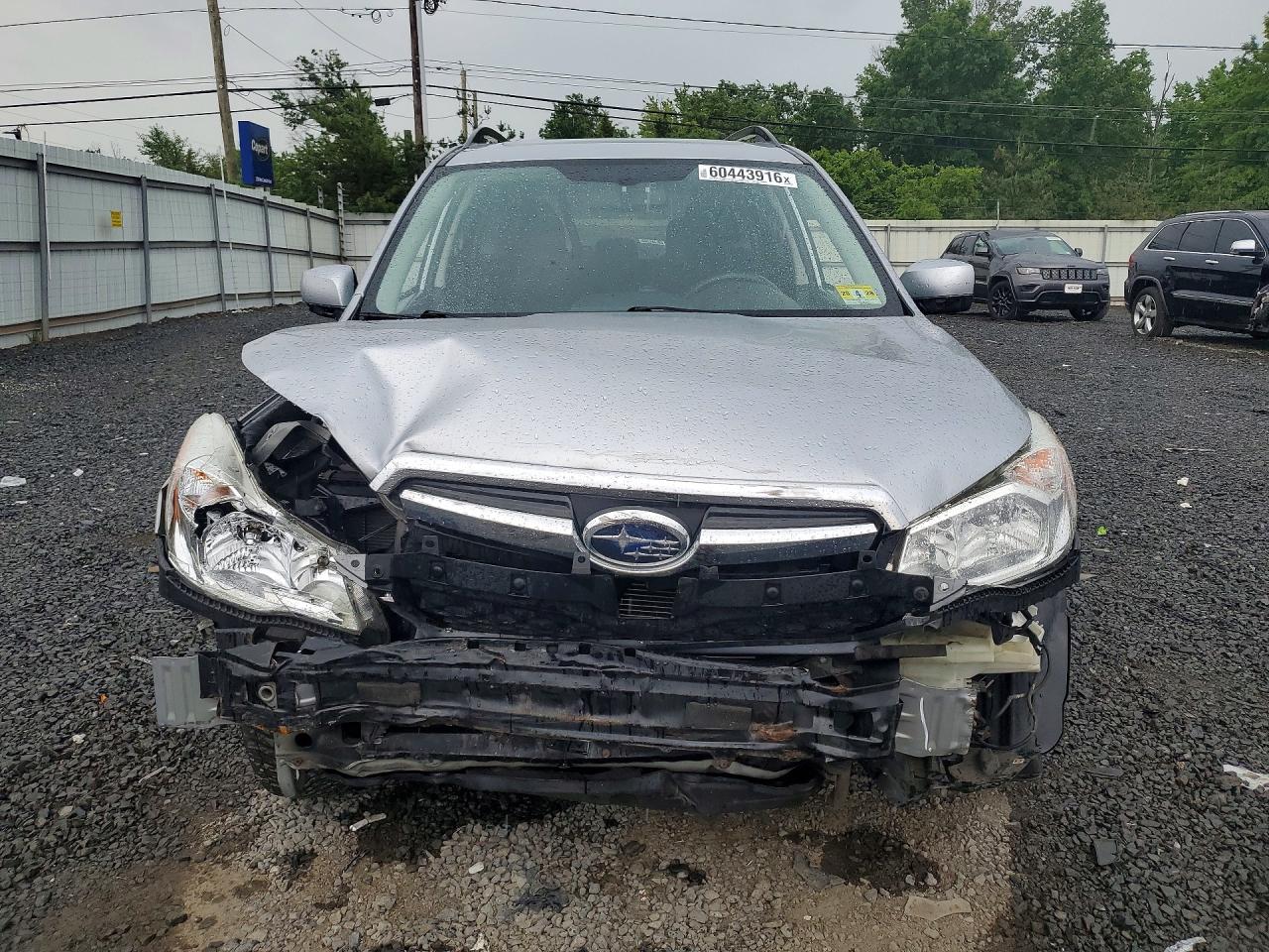 2015 Subaru Forester 2.5i Premium Silver vin: JF2SJADC4FH581031