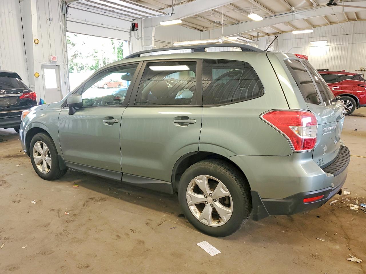 2015 Subaru Forester 2.5i Premium Green vin: JF2SJADC4FH584690