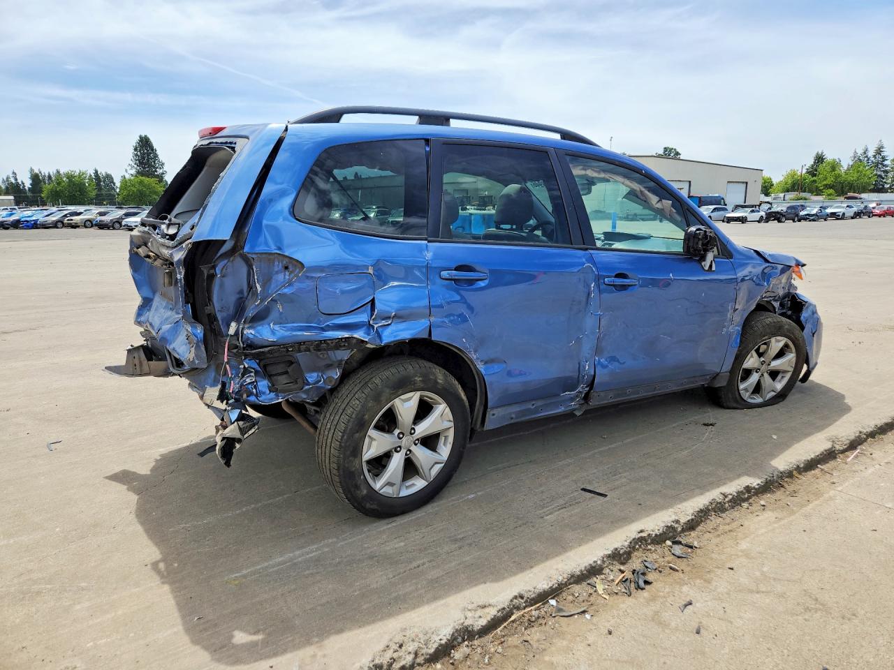 2015 Subaru Forester 2.5i Premium Blue vin: JF2SJADC4FH814129