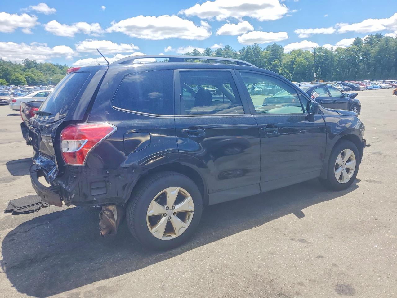 2015 Subaru Forester 2.5i Premium Black vin: JF2SJADC4FH816172